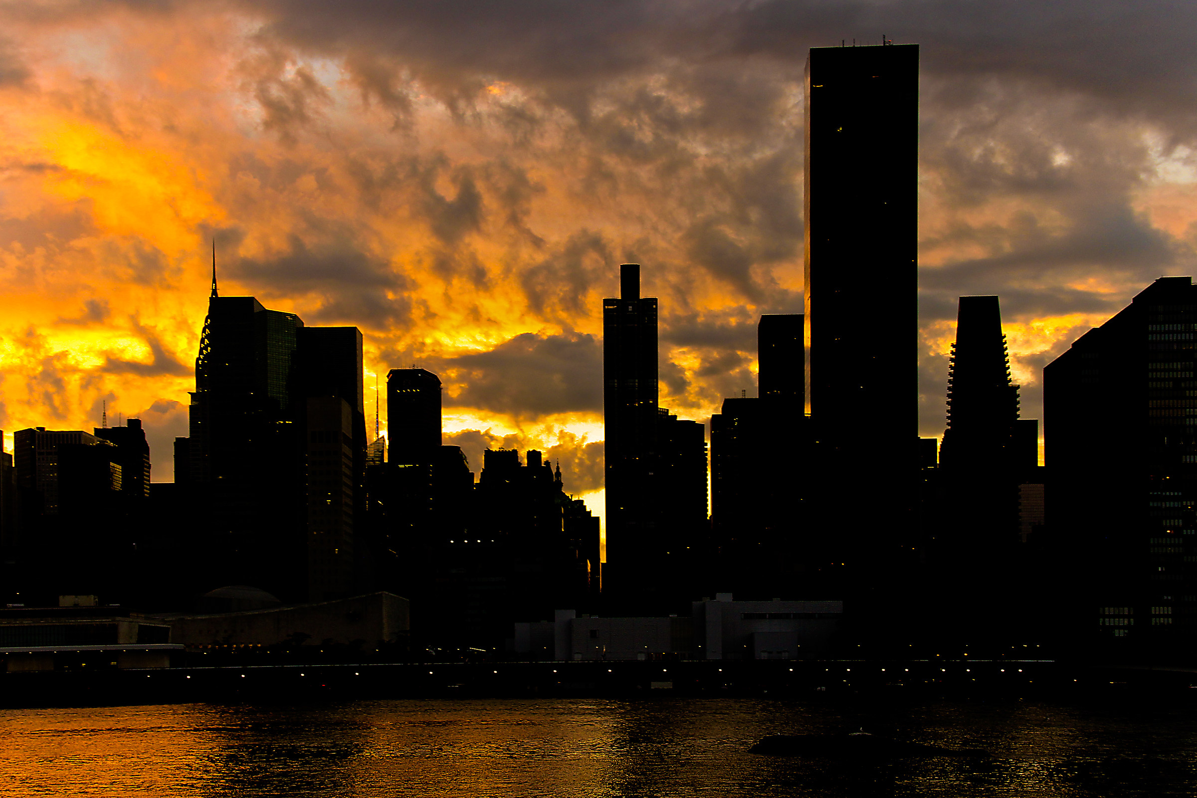 Sunset on New York
