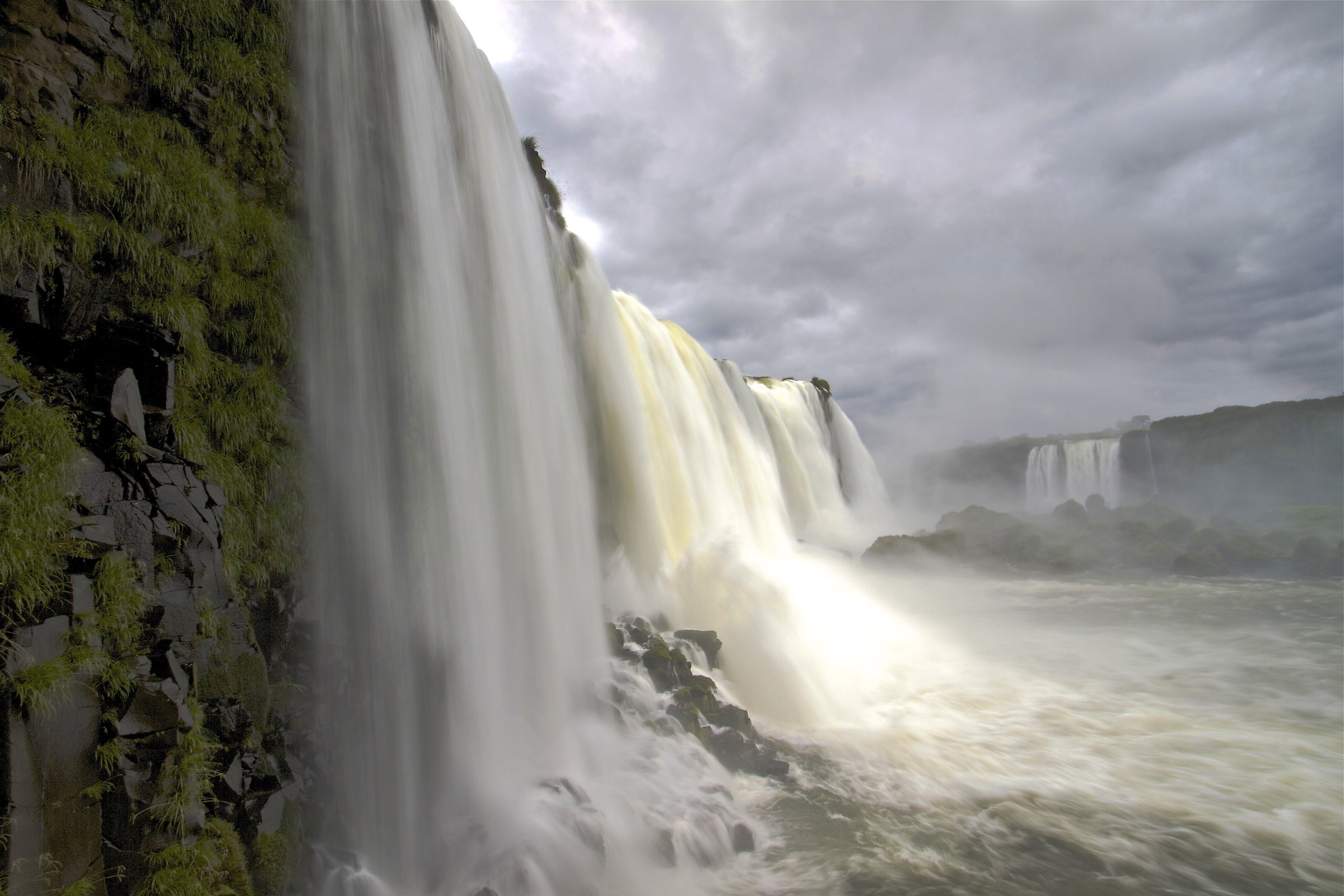 Iguazu falls on the Brazilian side