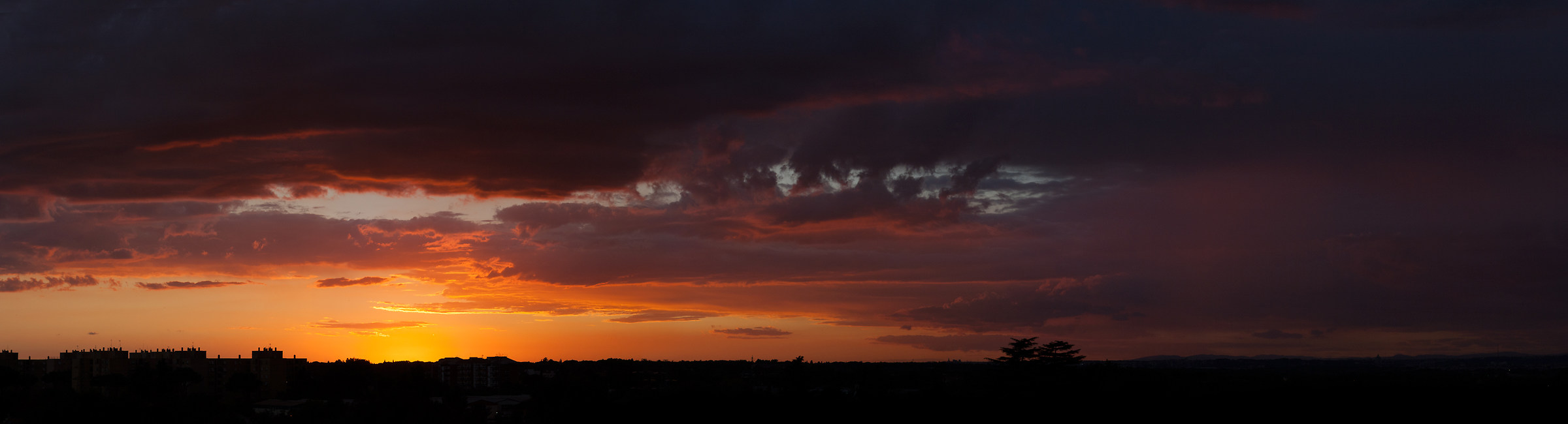 Il sole schiacciato via