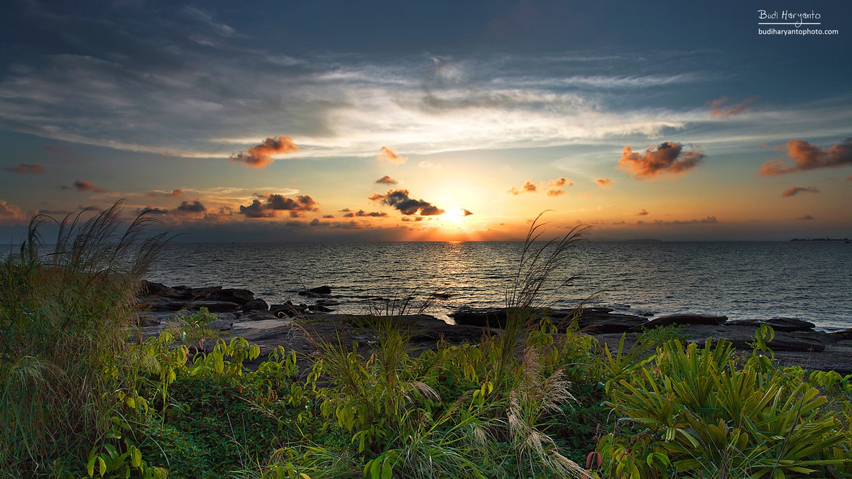 sunset @Sihanoukville beach