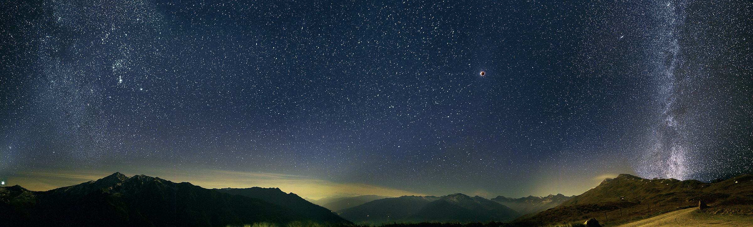 Eclipse of 28/09/015. Jaufenpass (BZ).