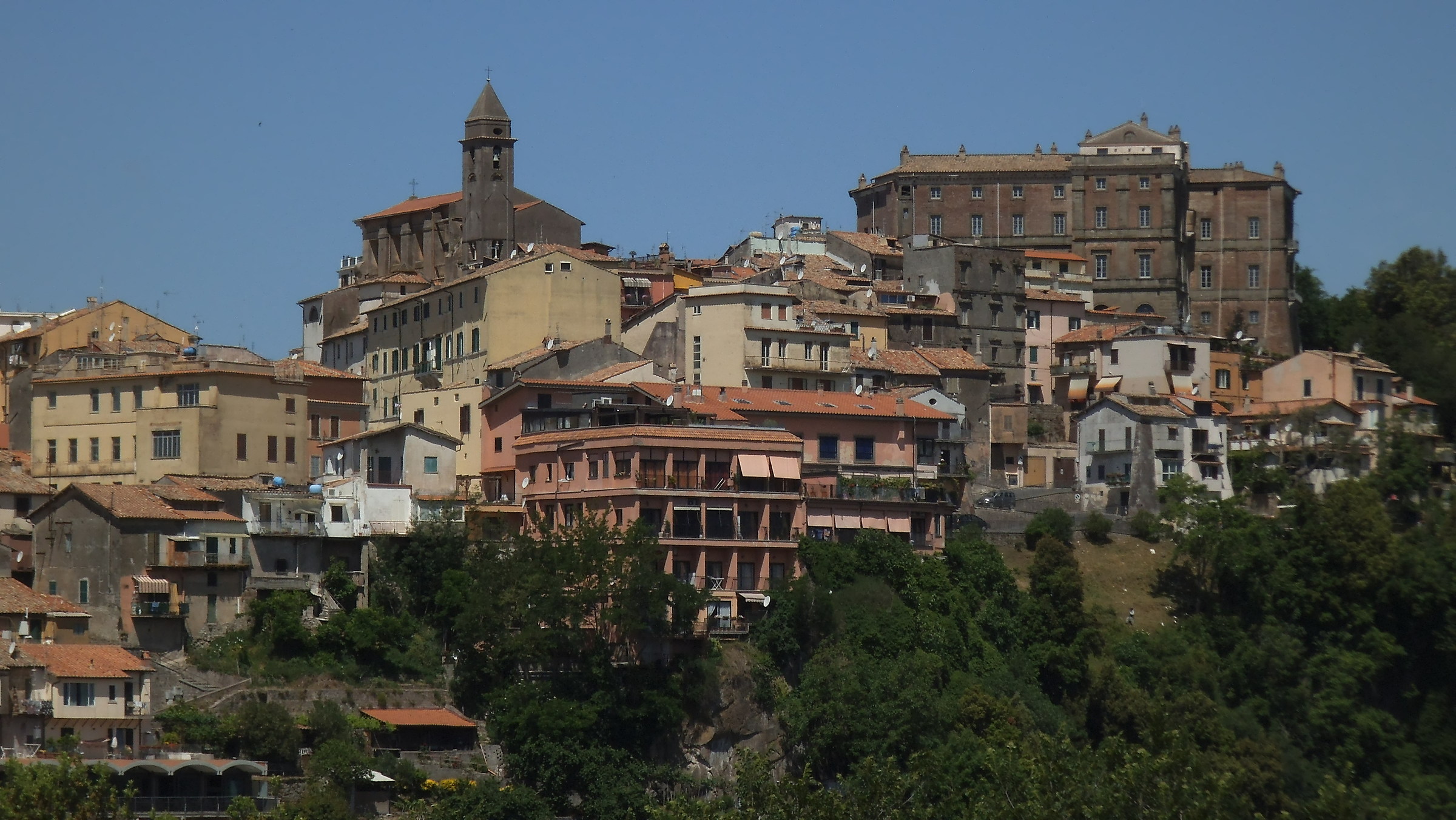 Urban visions of Genzano (rm) from Nemi