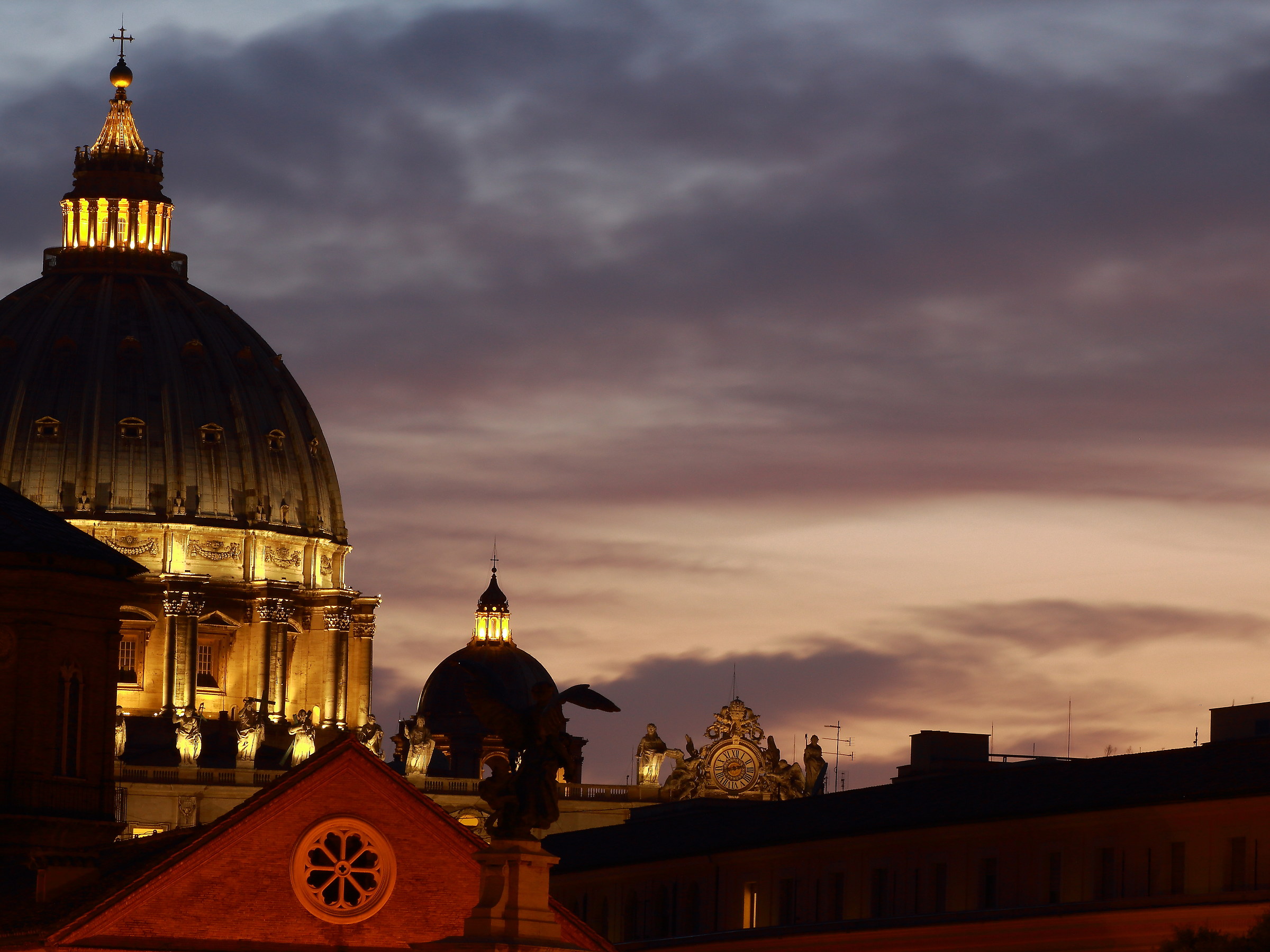 Sunset over the Dome