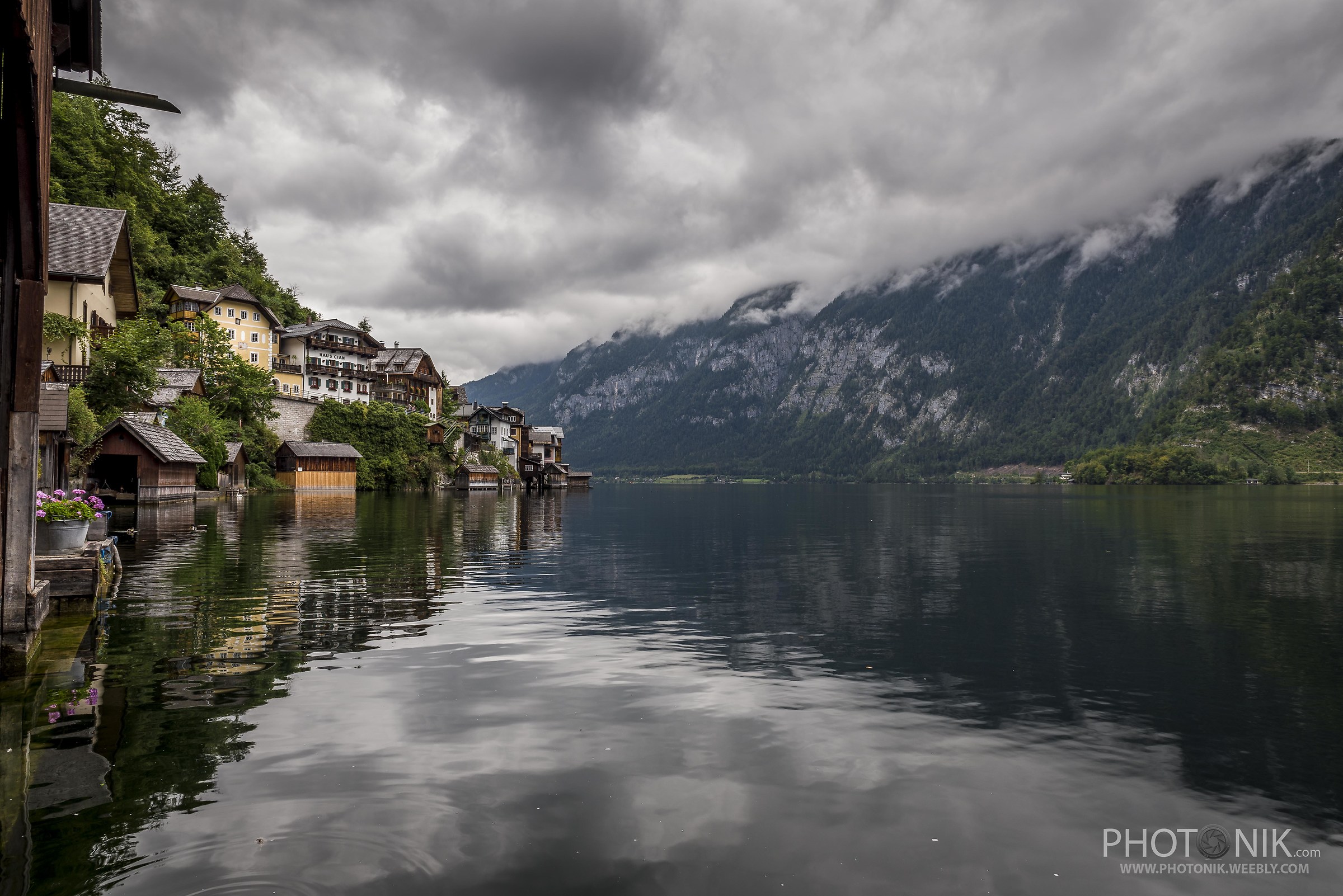 Giornata grigia ad Hallstatt