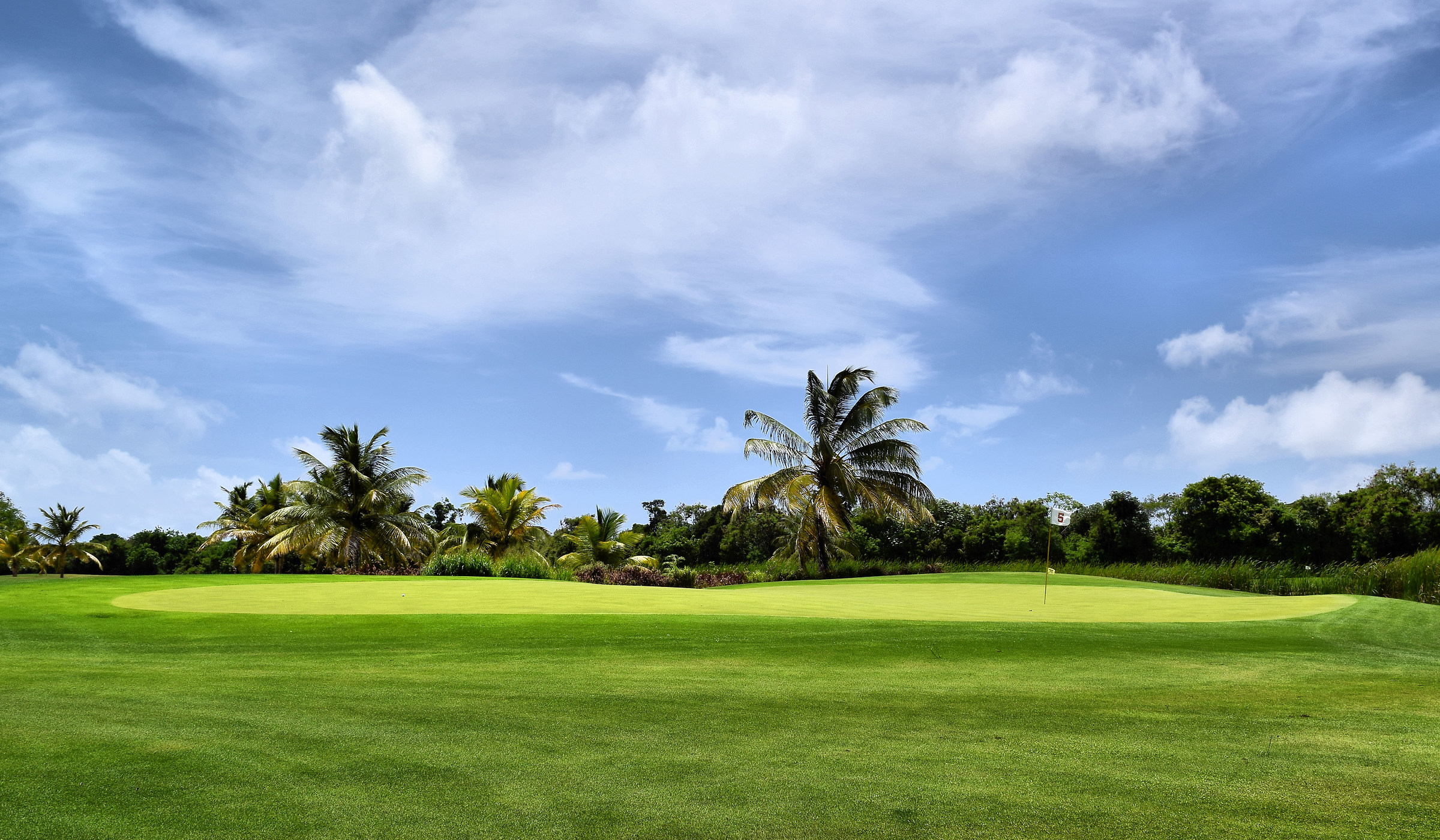 Green hole 5 Punta Blanca GC