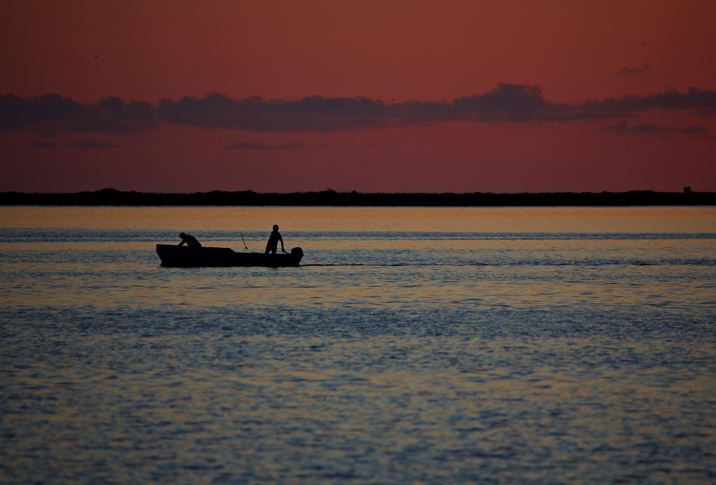 Tramonto in controluce