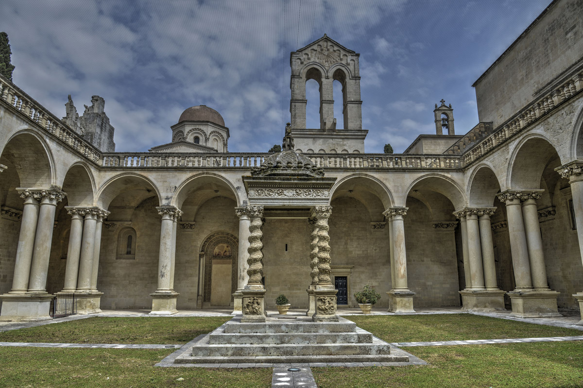 Cloister convent of Benedictine Olivetan in Lecce