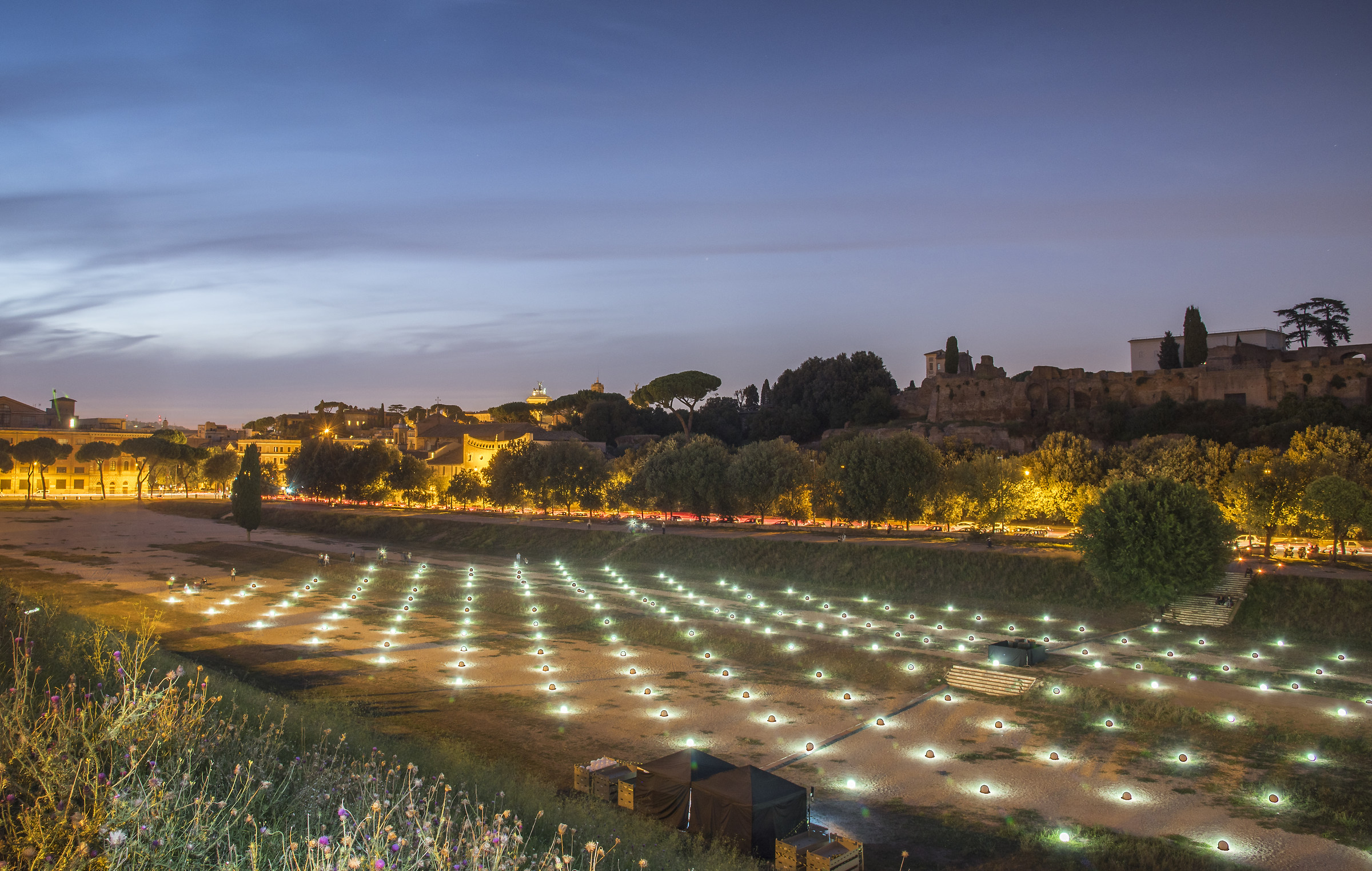 installation of light and color