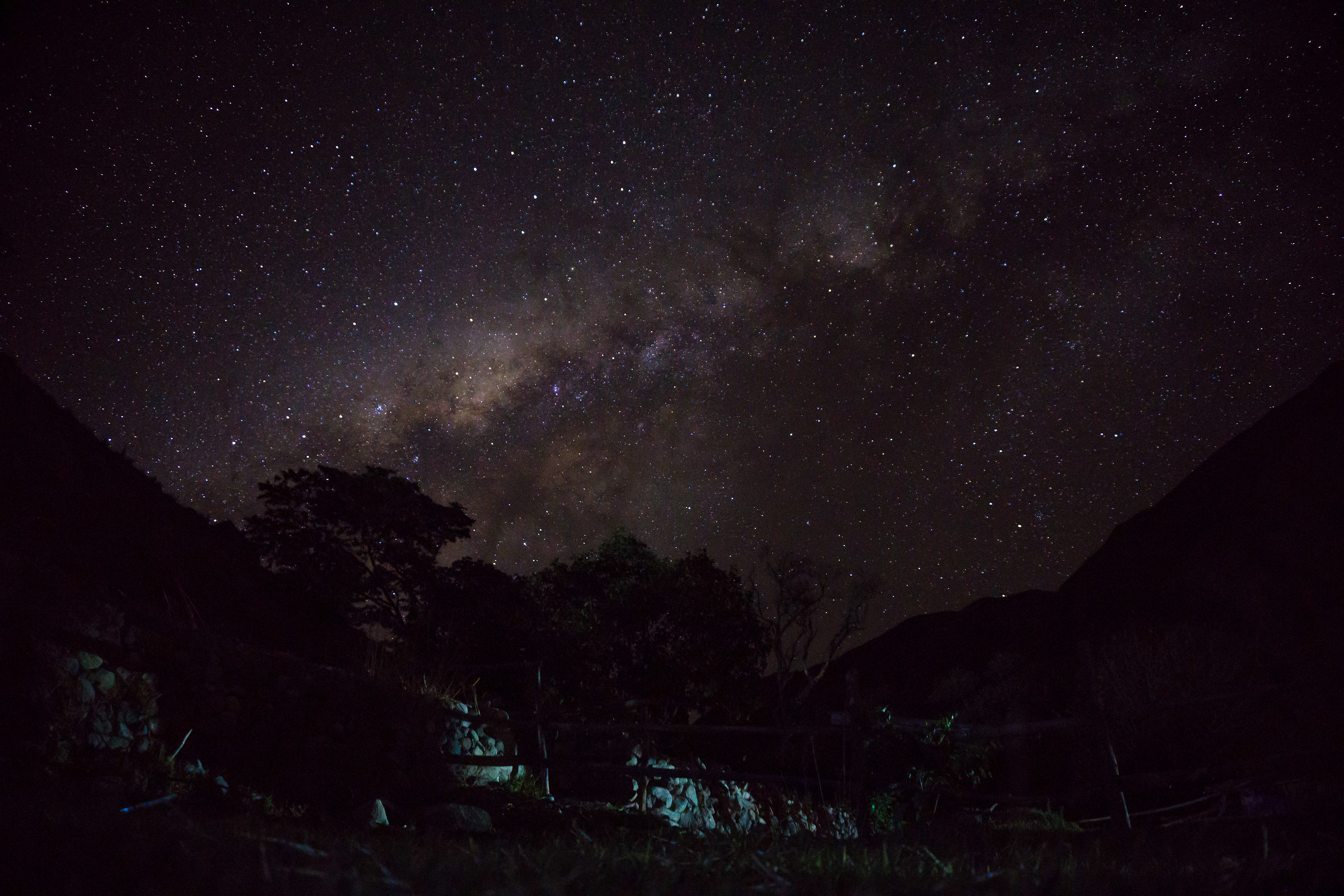 Milkyway in fondo al Colca canyon,Perù.