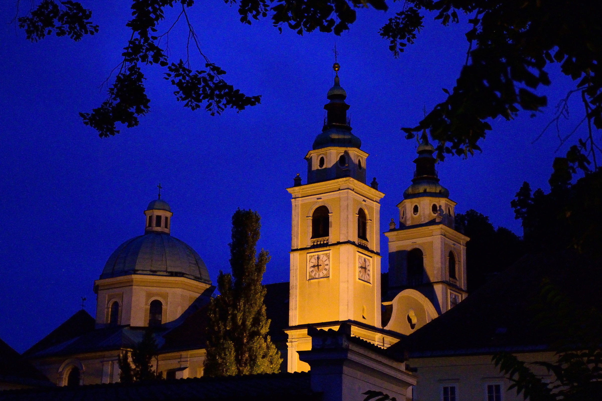 Nine o'clock at Ljubljana