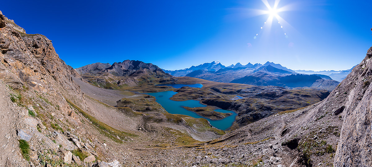 Panorama from the foot of the Peaks of North Nivoletta