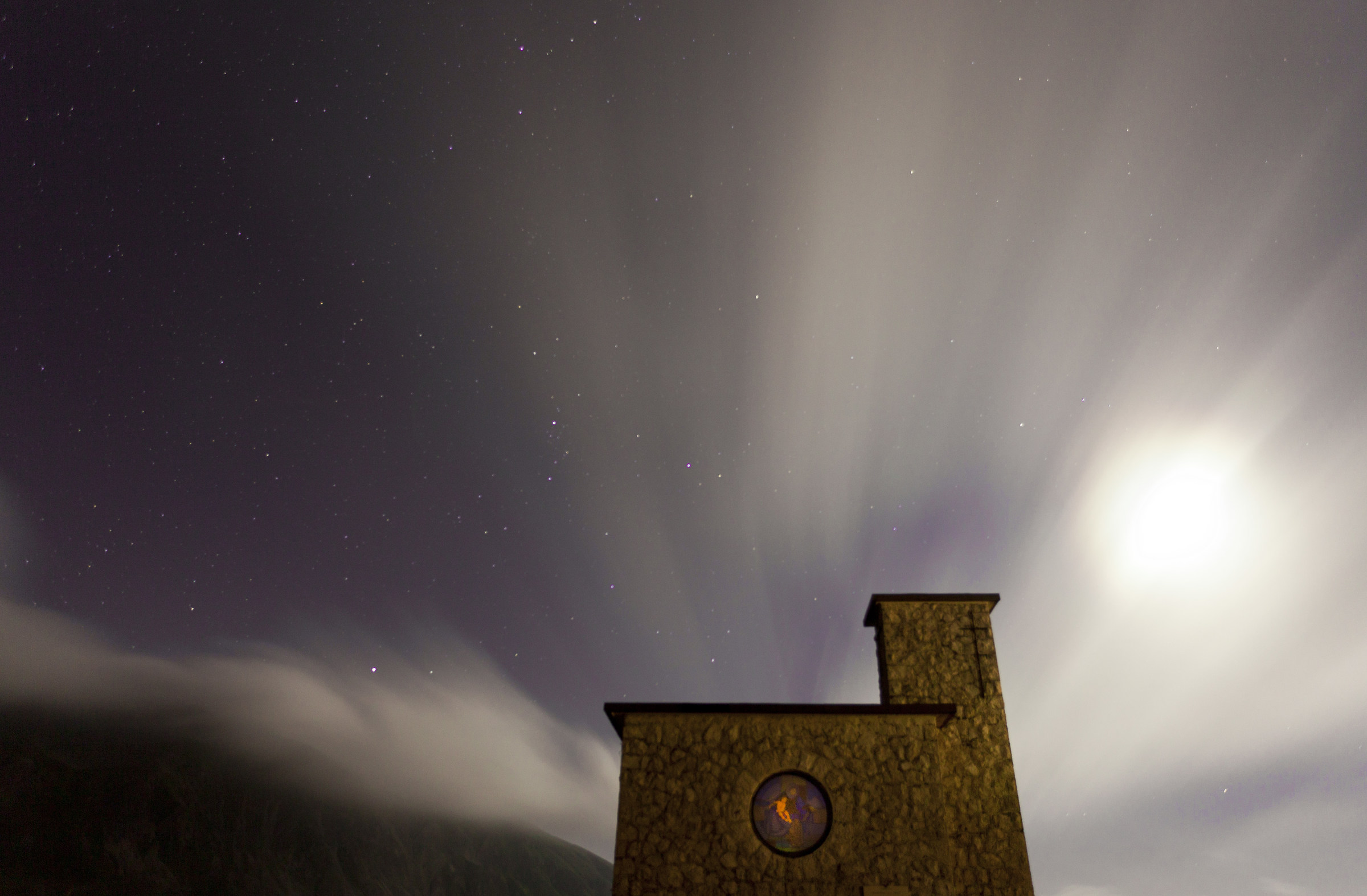 Night in camp Emperor