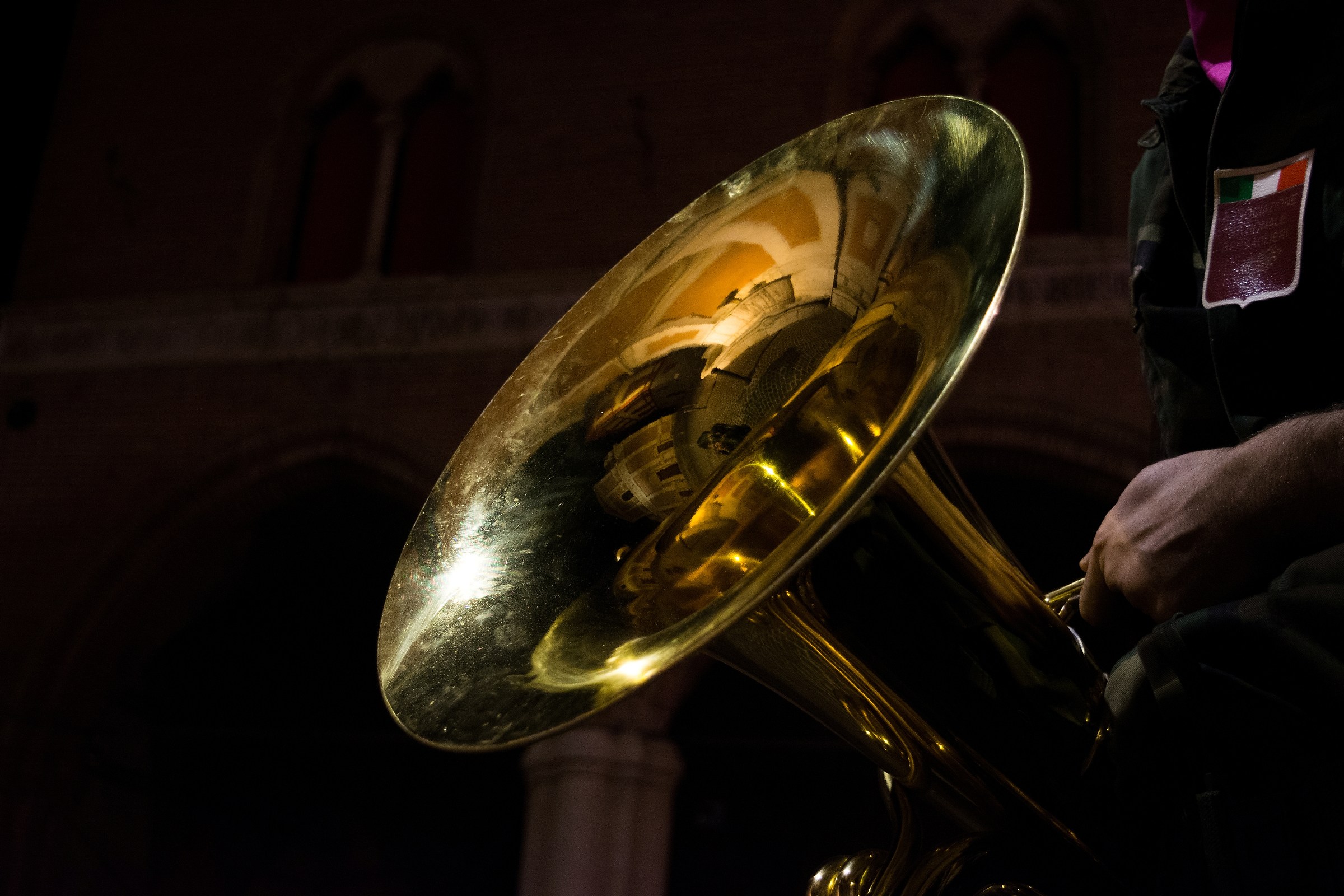 La tuba della fanfara