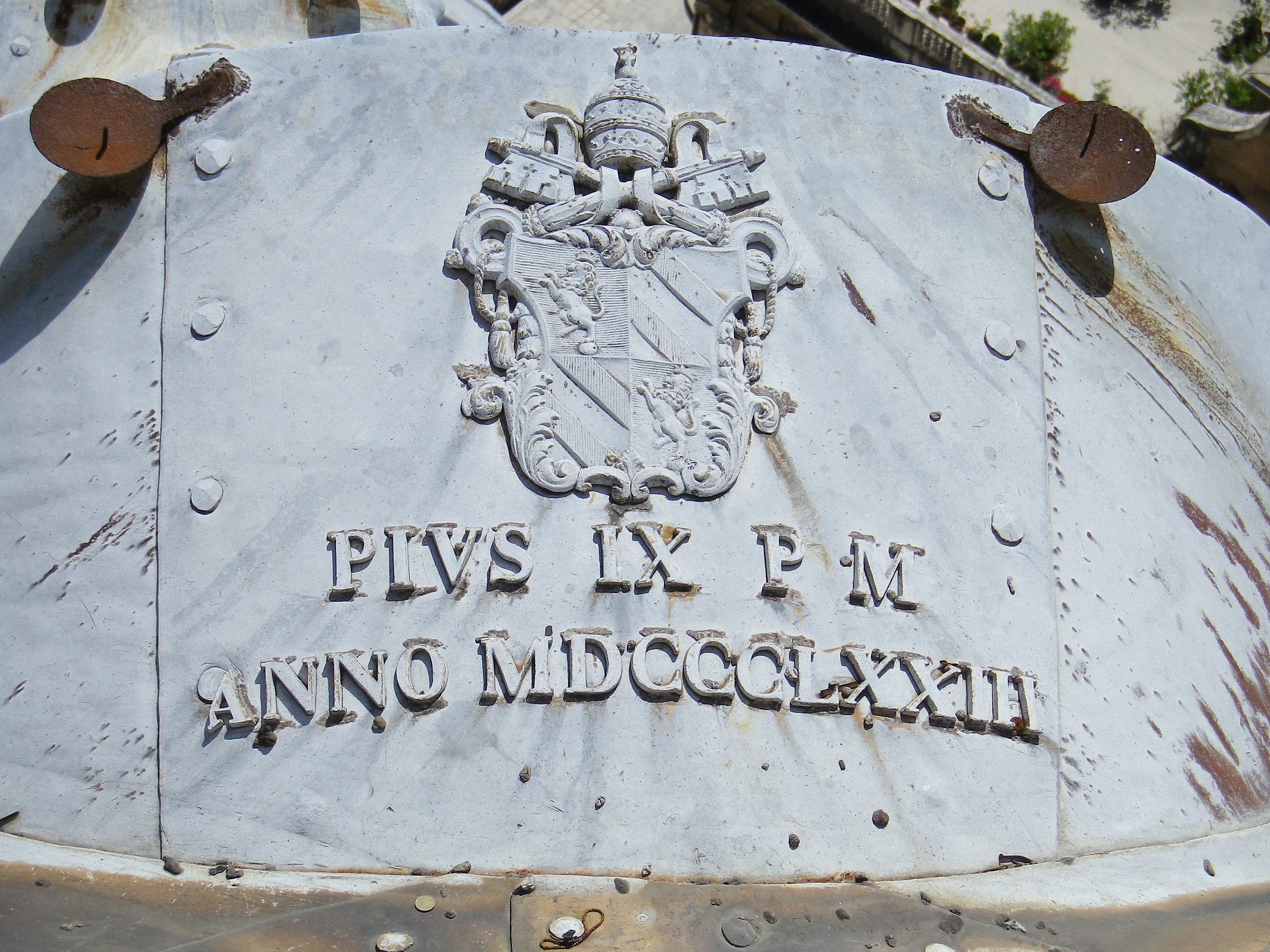 St. Peter's Basilica Dome-detail