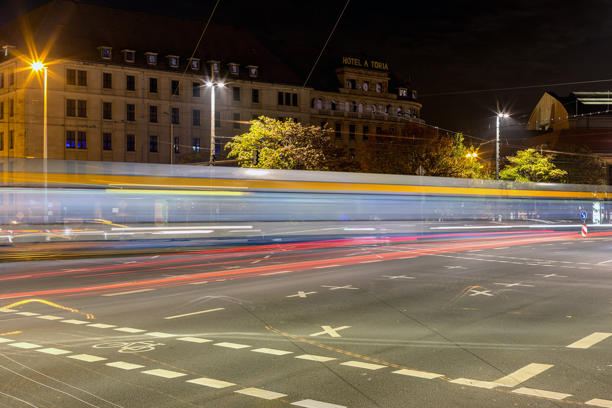 Fast traffic through the night