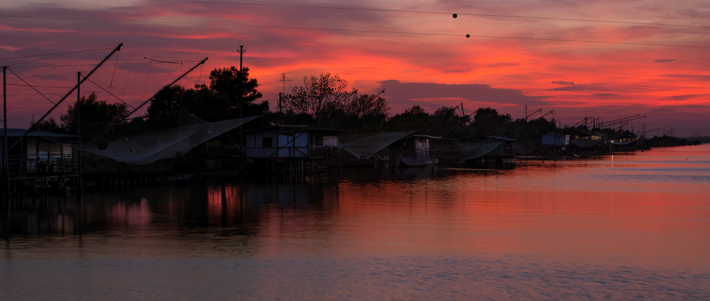 On the evening of fisherman