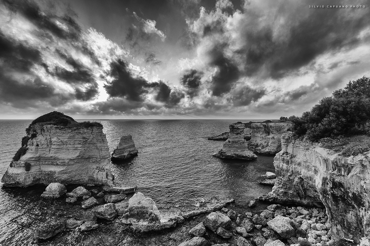 Salento in black and white