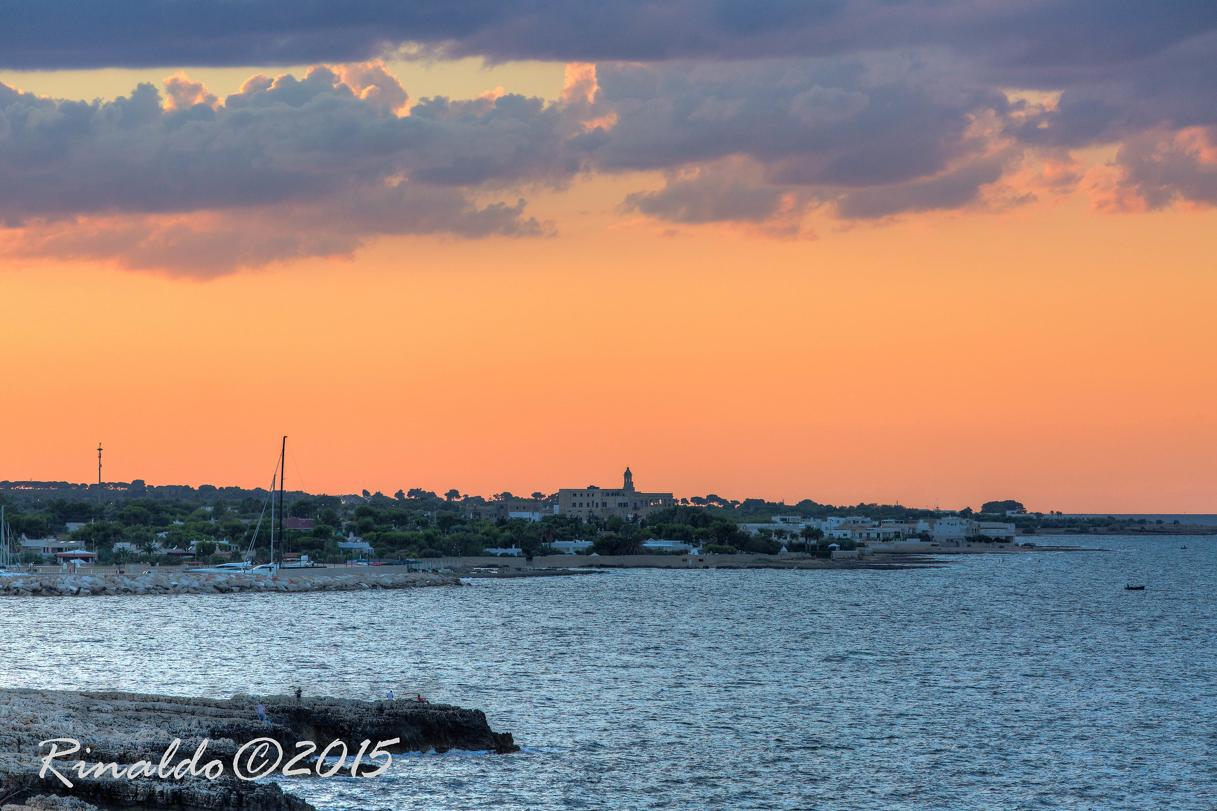 Sunset on the Abbey of San Vito