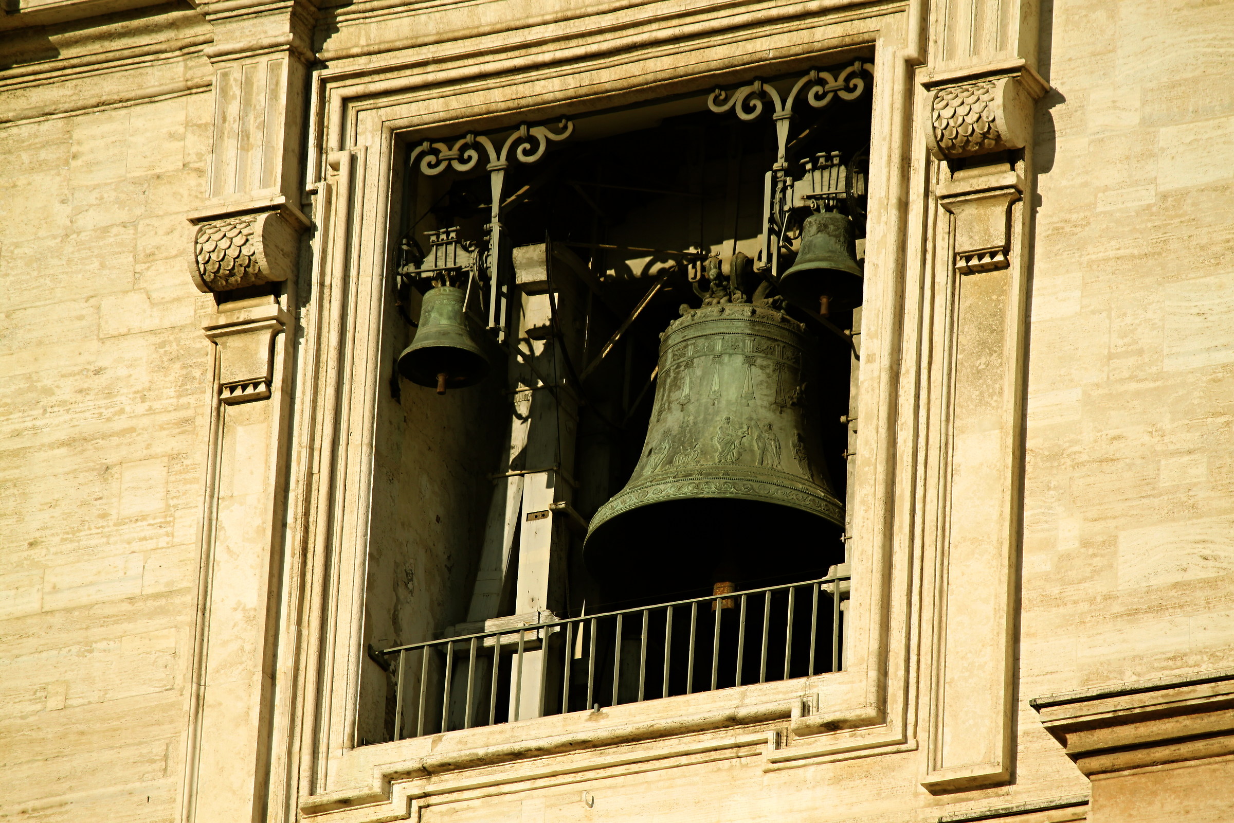 Bells in front of St. Peter