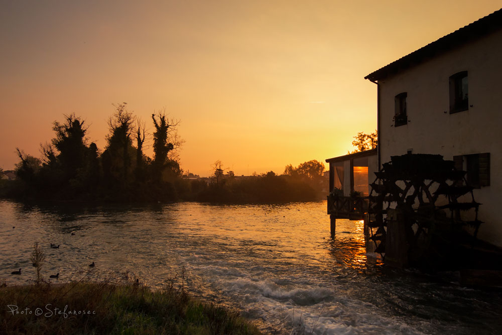 Quinto di Treviso at sunset