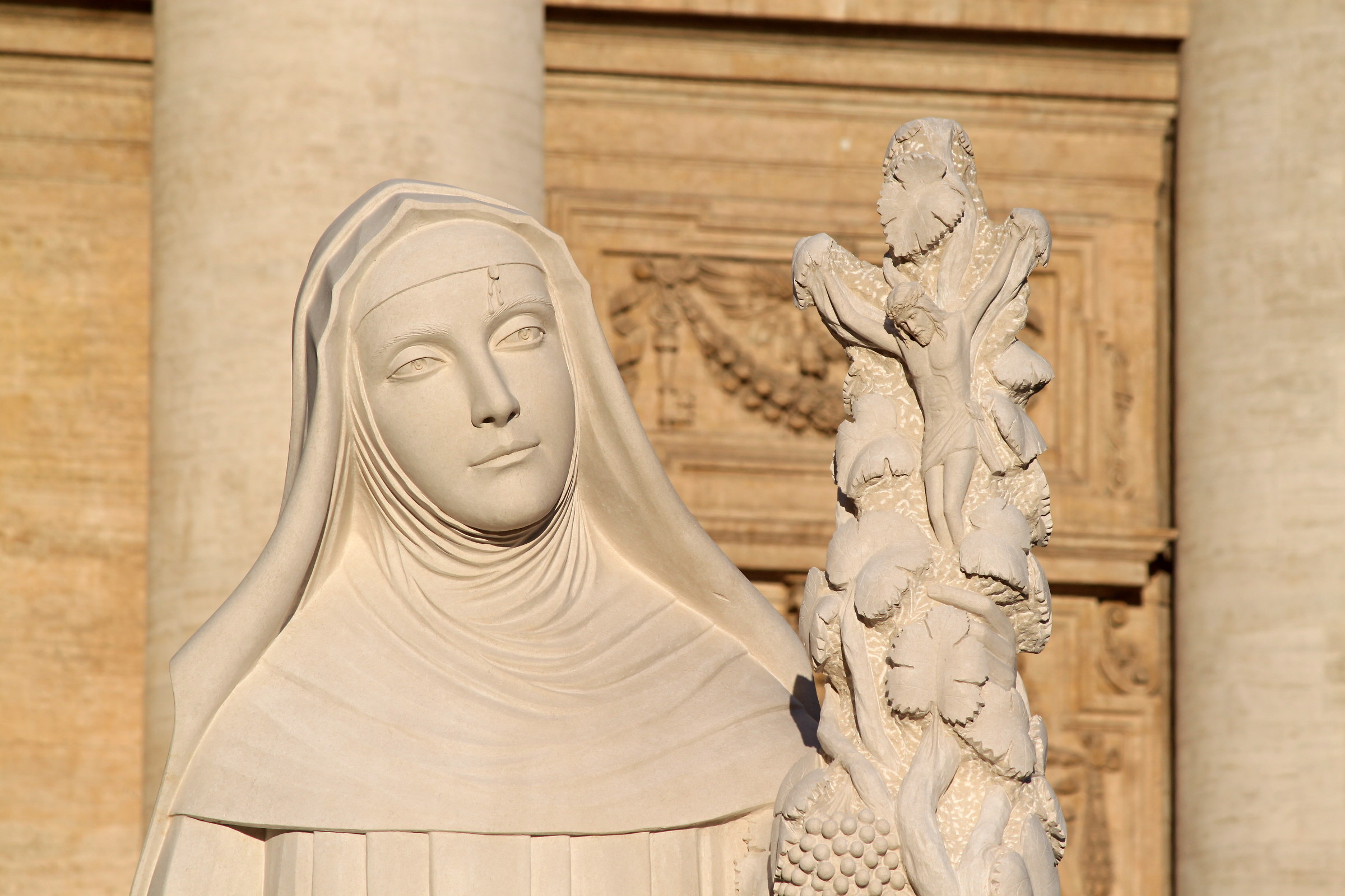 Statue of Saint Rita in St. Peter's Square