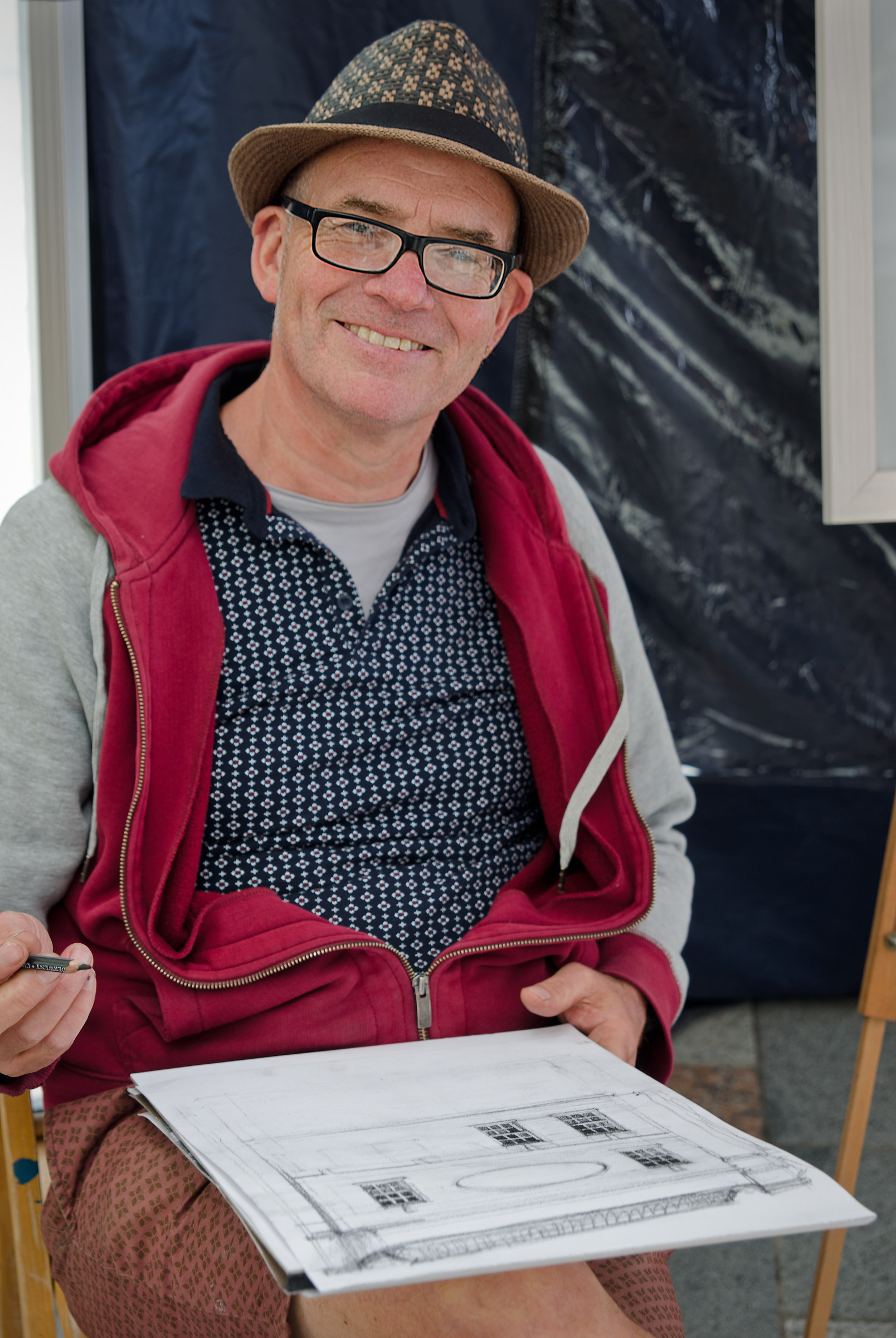 Fred - the 'House Portrait' artist