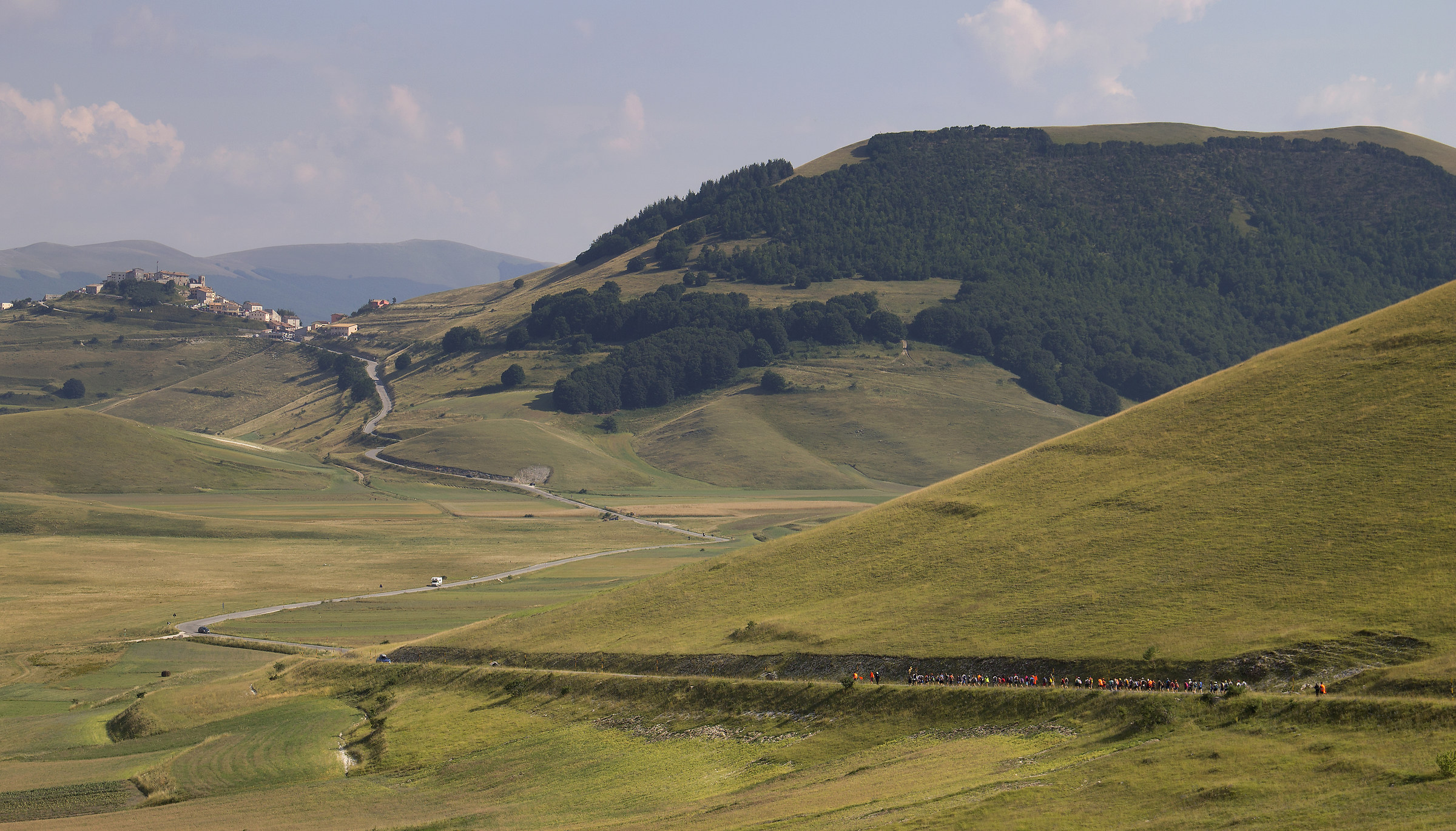 Processione verso Castelluccio
