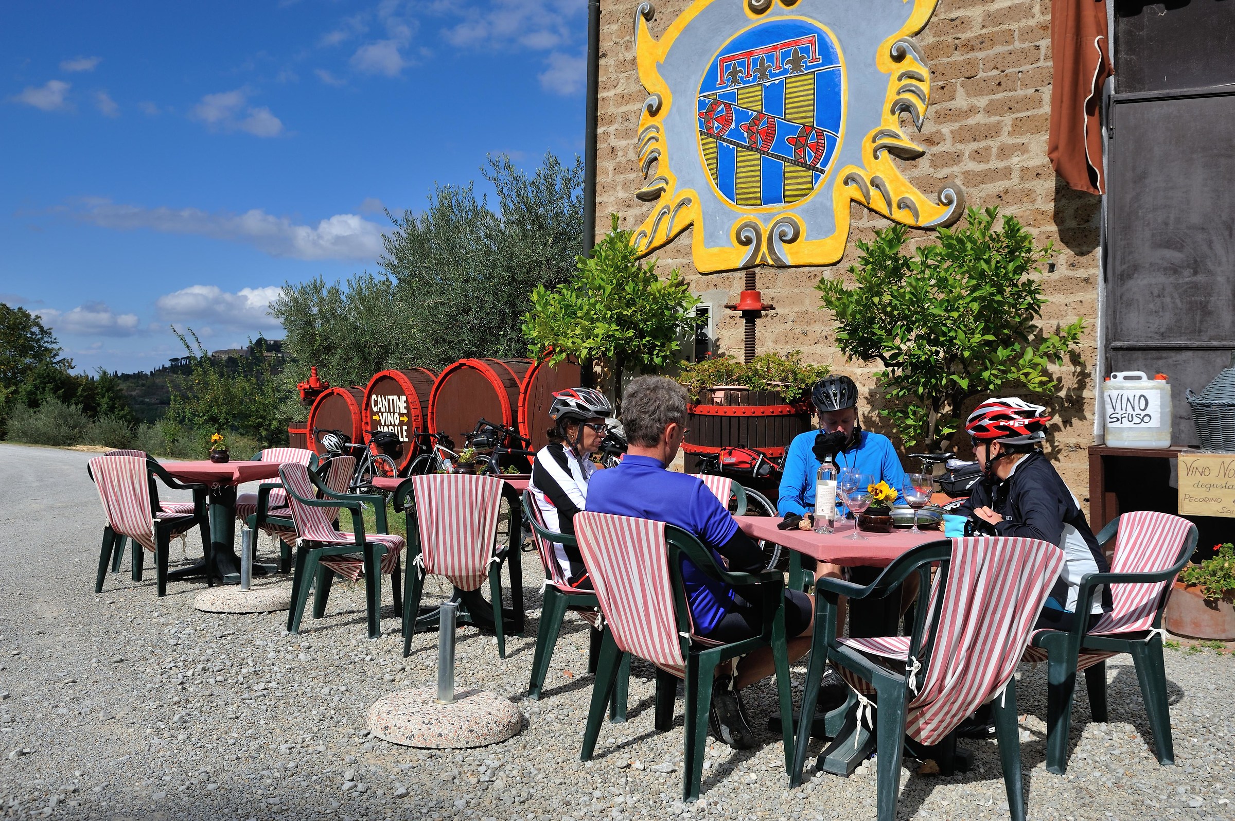 Sosta in Val d'Orcia