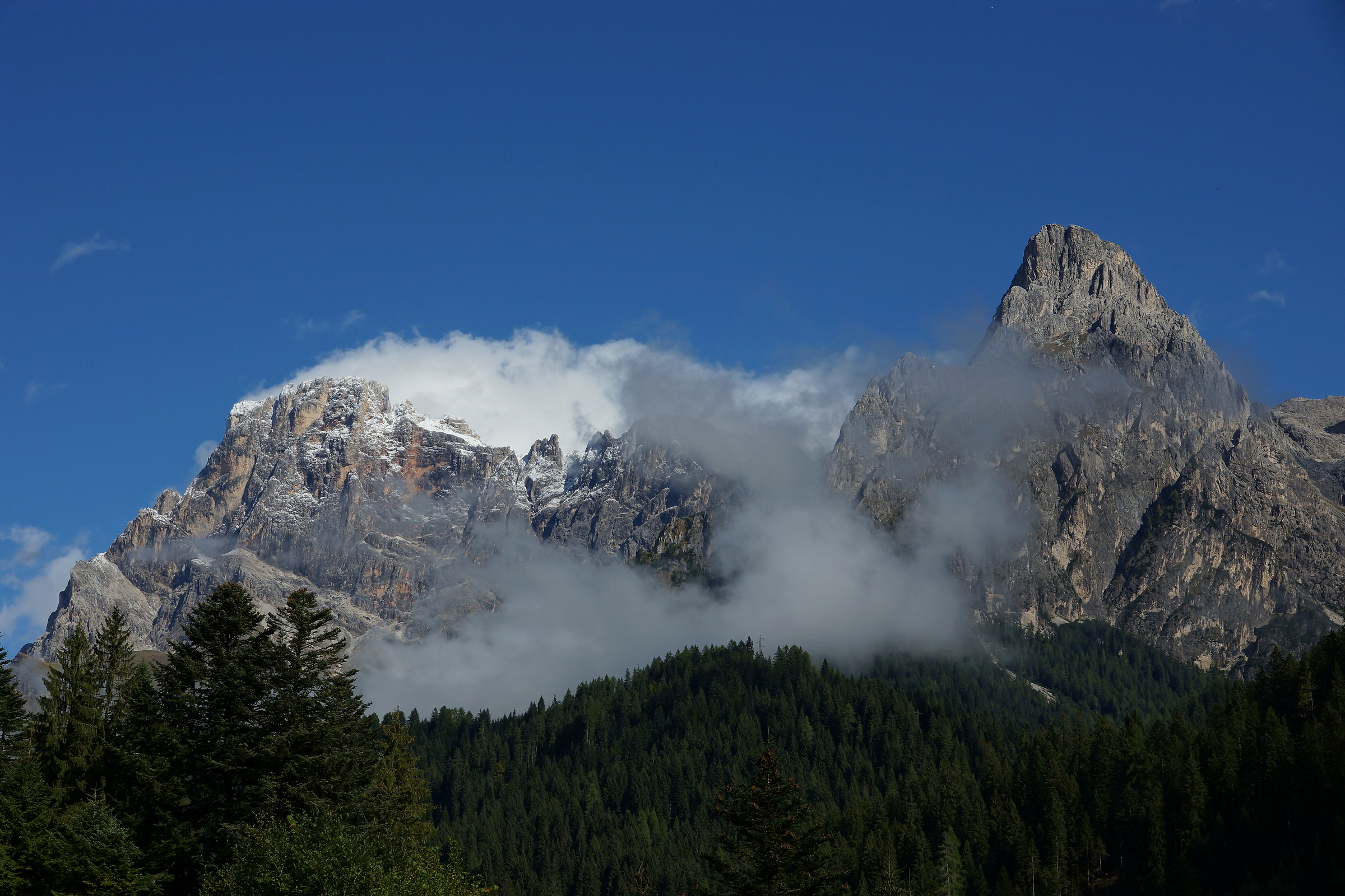 autumn arrives On Pale di San Martino di Castrozza