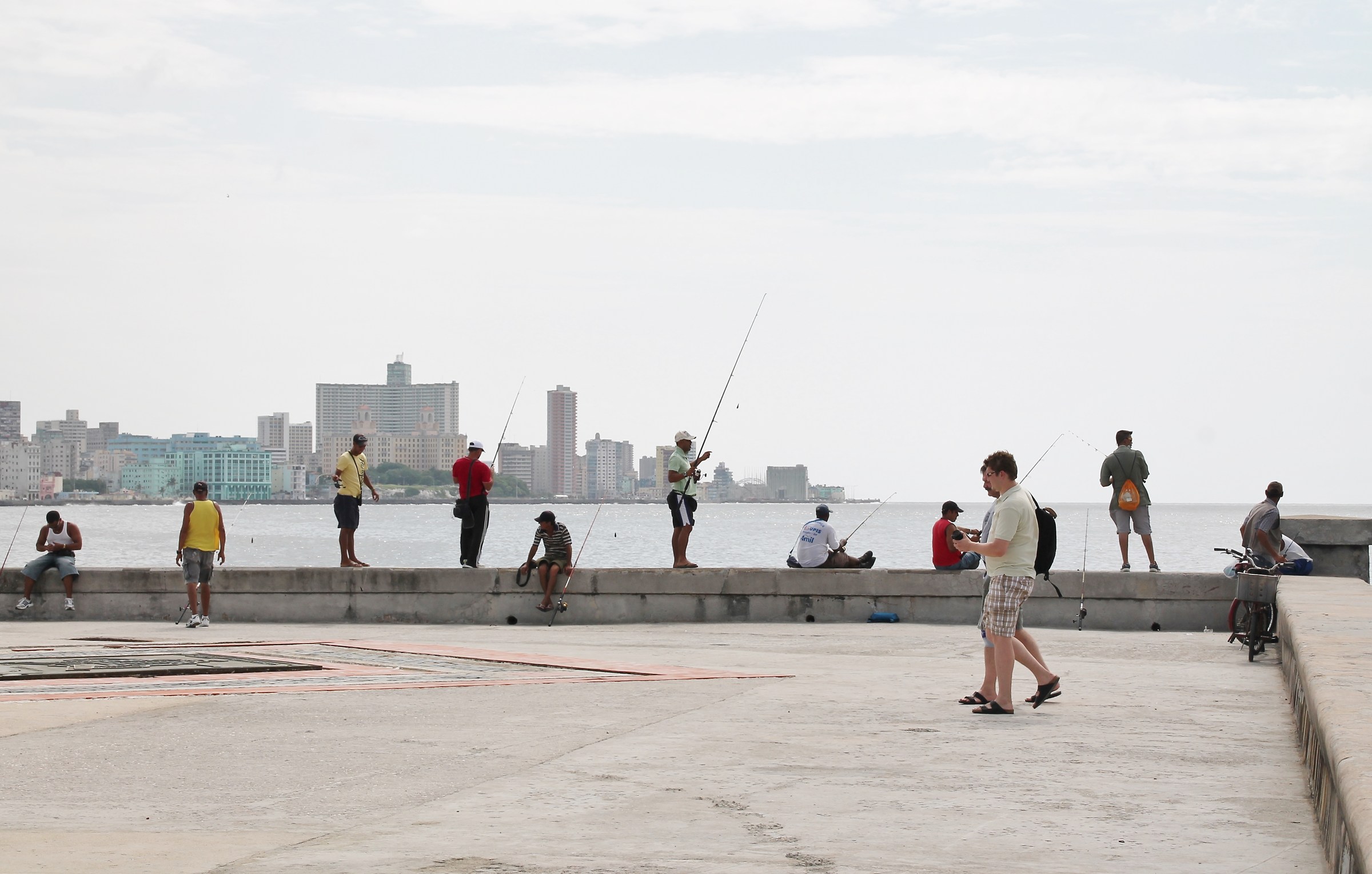 l' Habana - Pescatori al Malecon