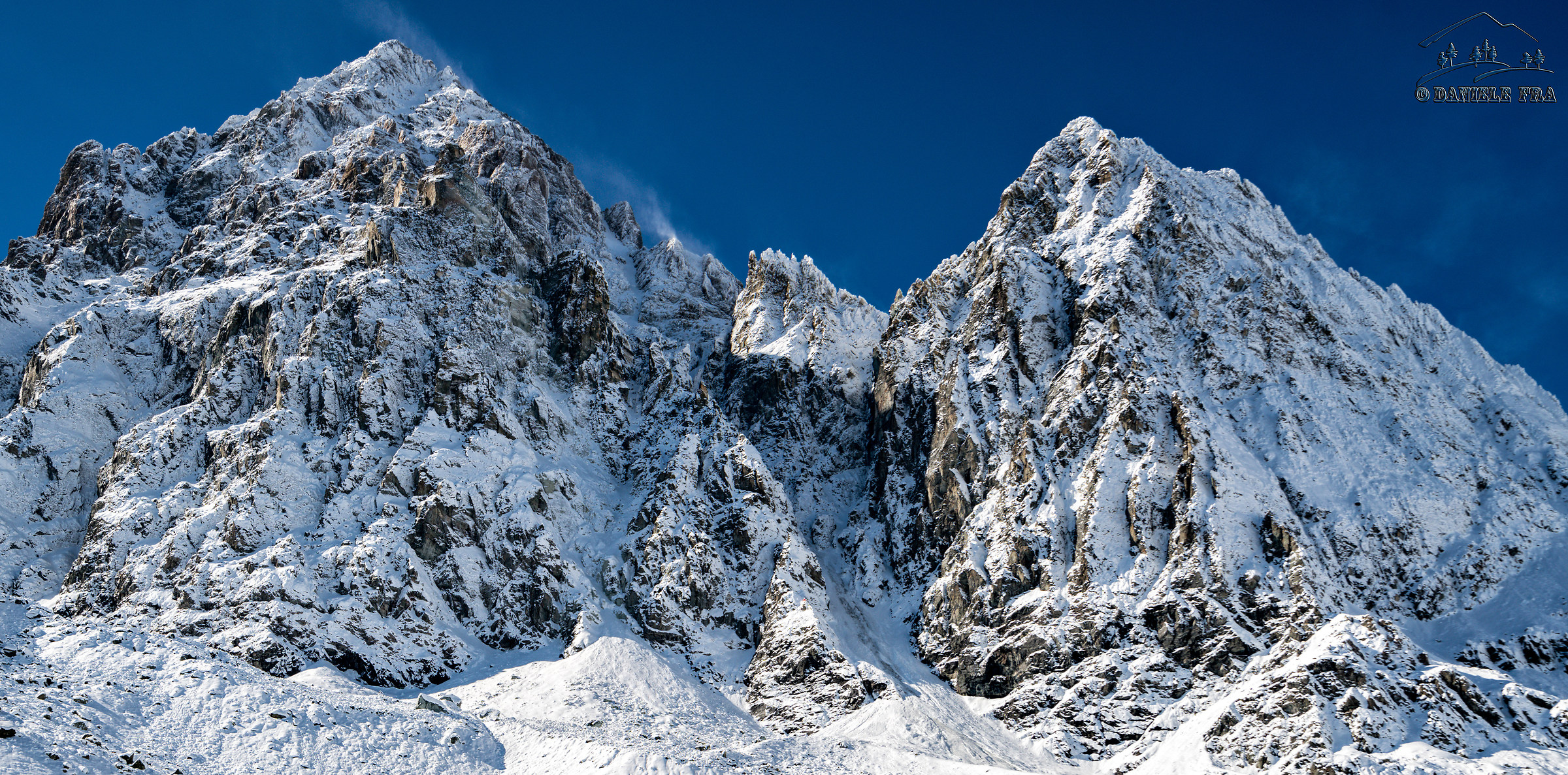 The Himalayan slopes of Mount Viso