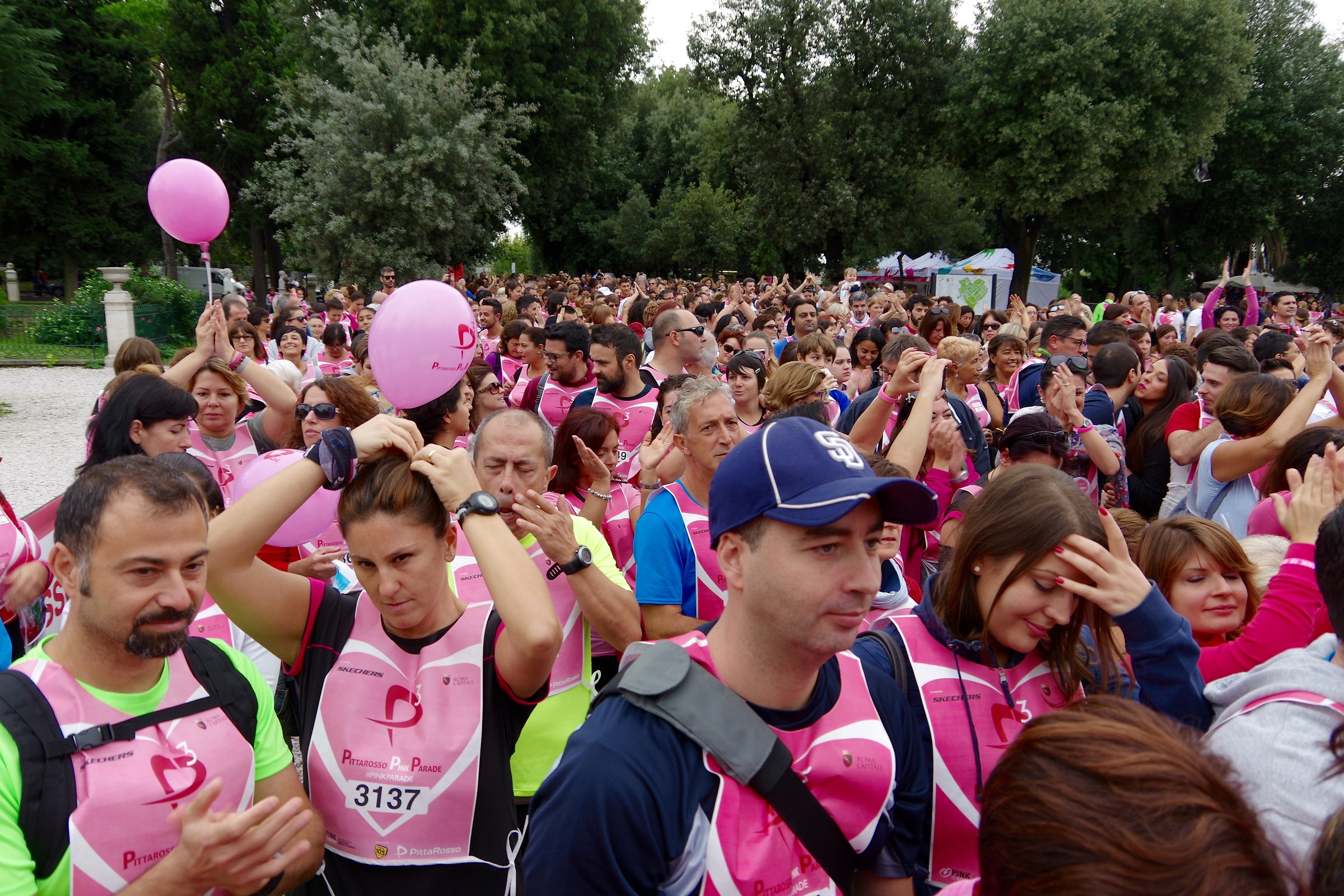 walk for research against breast cancer