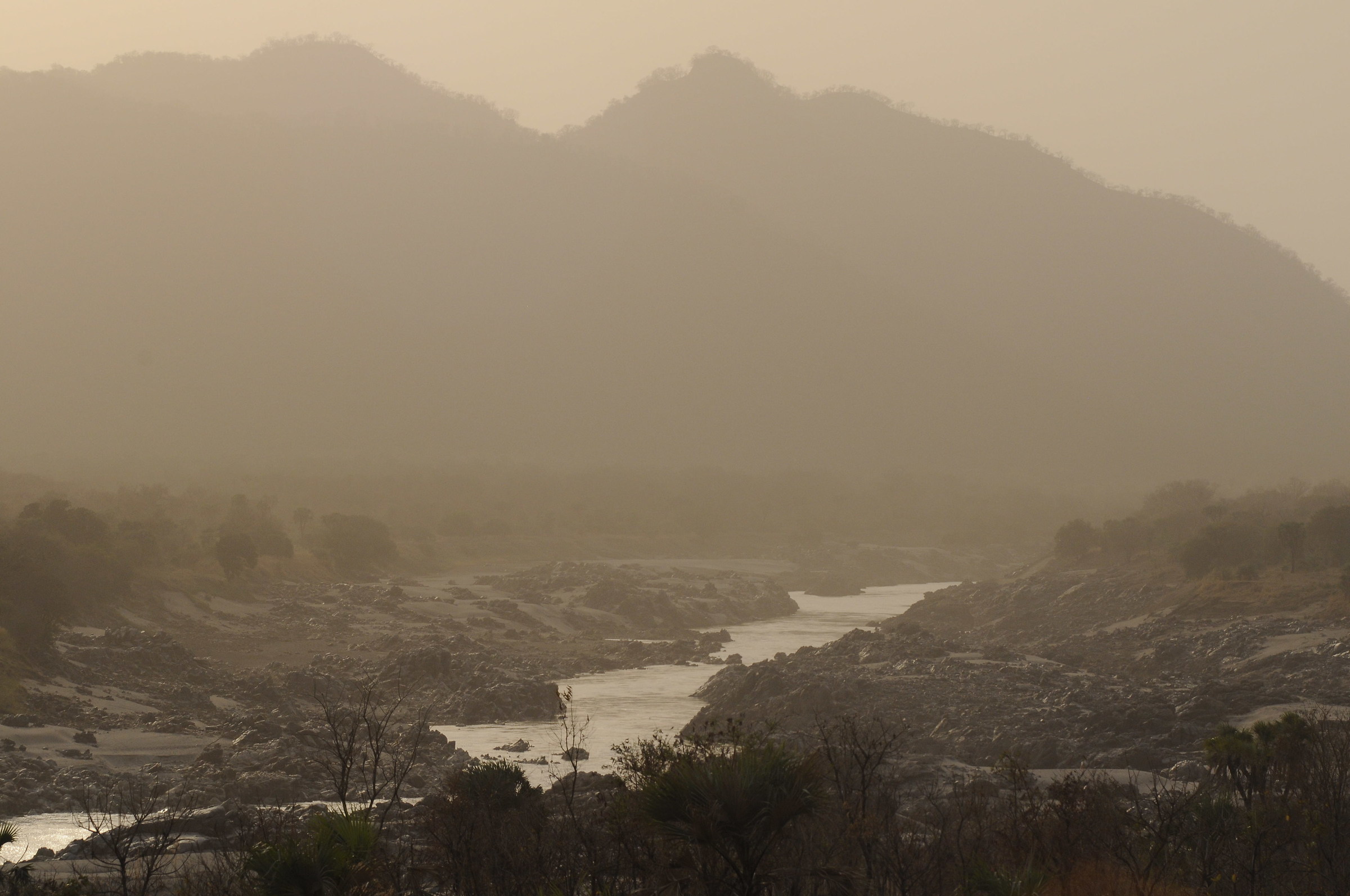 the Nile in the hot desert (Ethiopia)