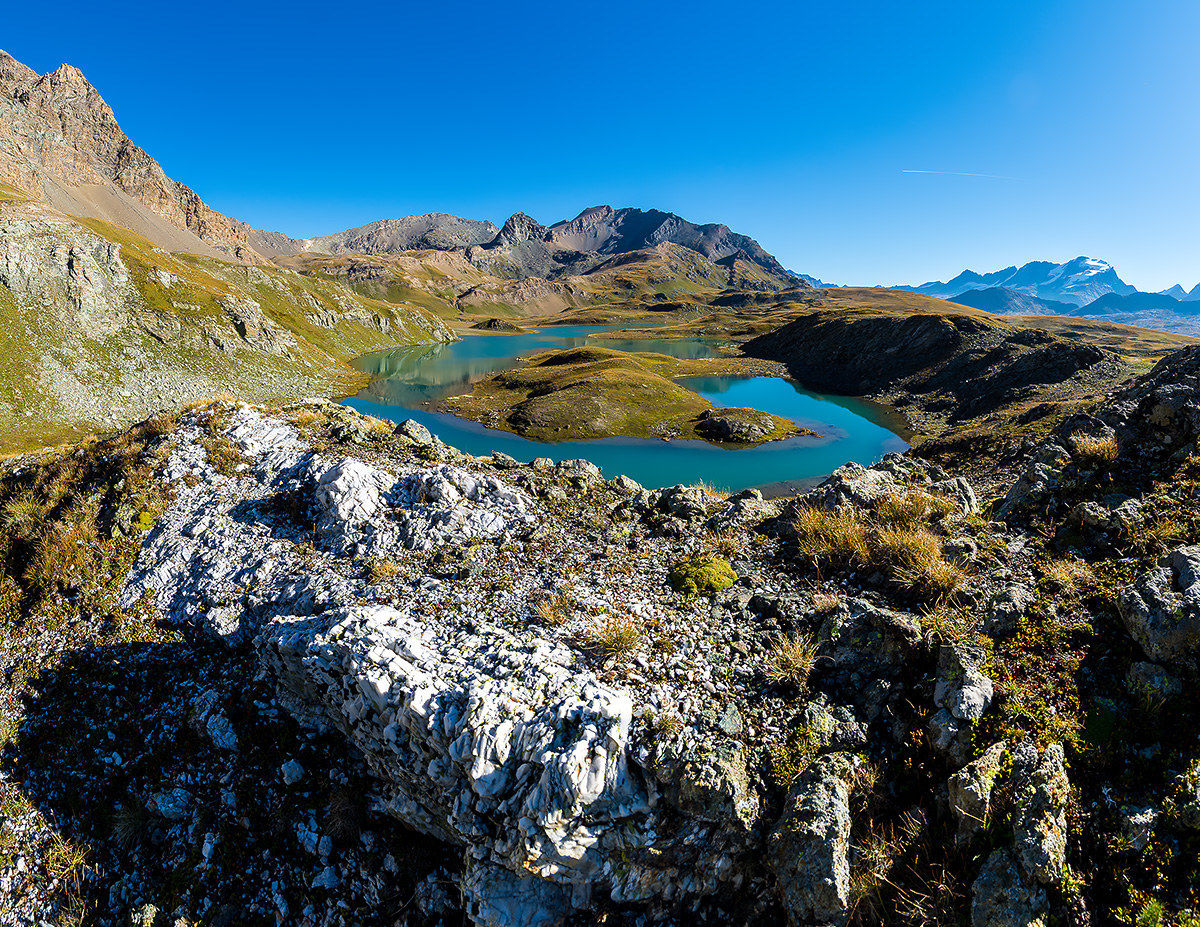 Formazione rocciosa al Lago Leità