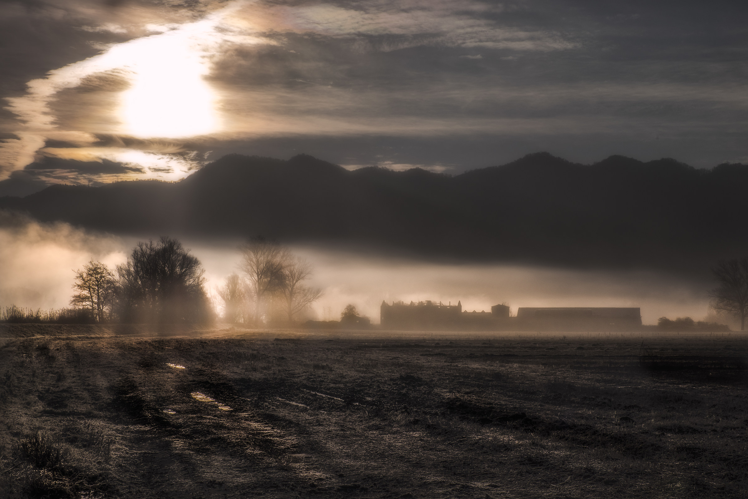 Halfway through the journey between Airuno and Brivio