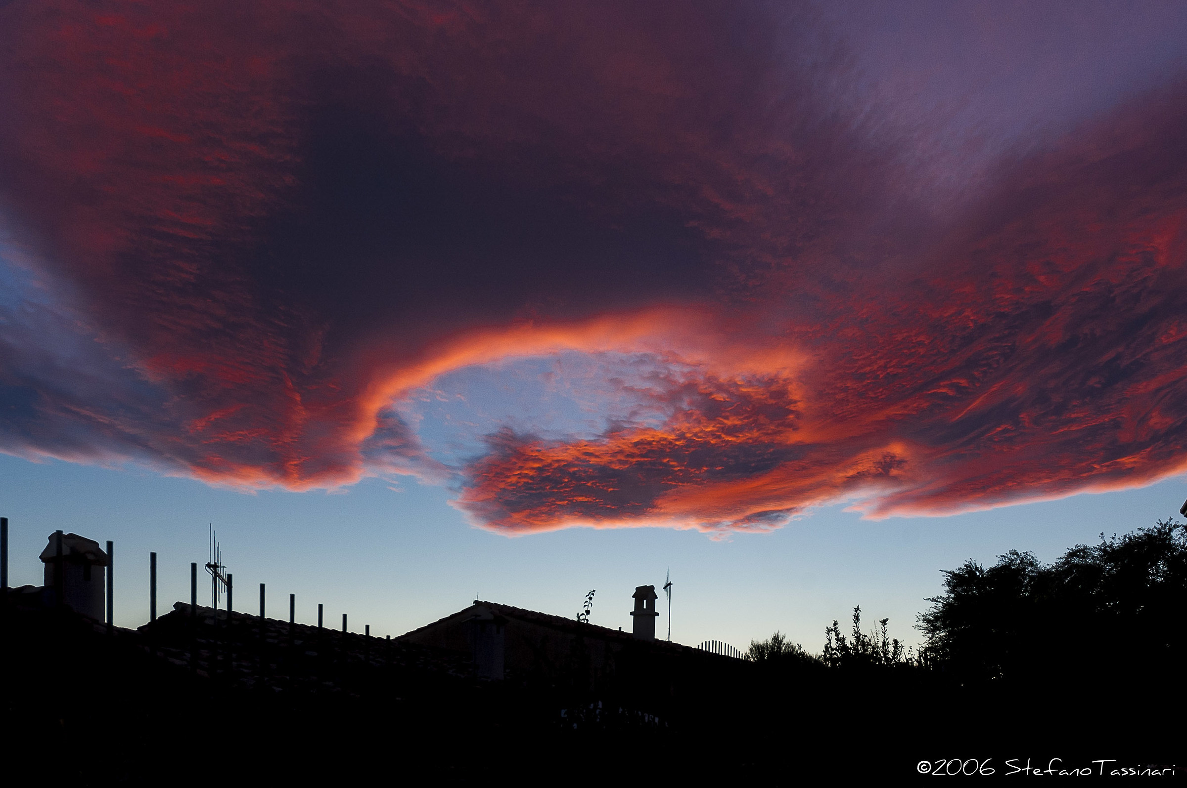 Red sky at night .......