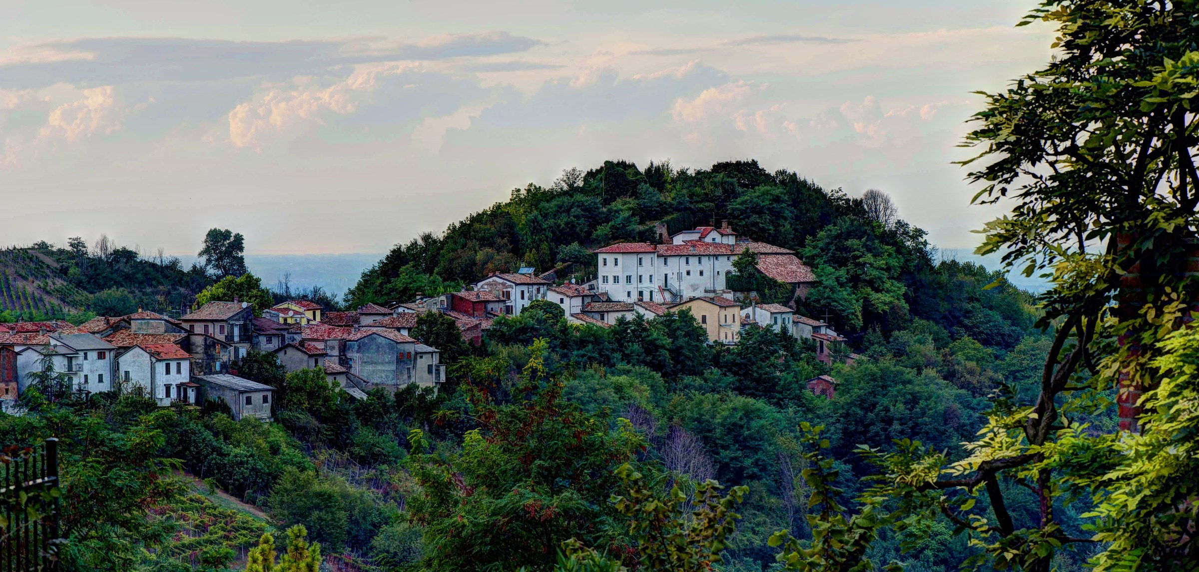 Small Italian Hillside Village