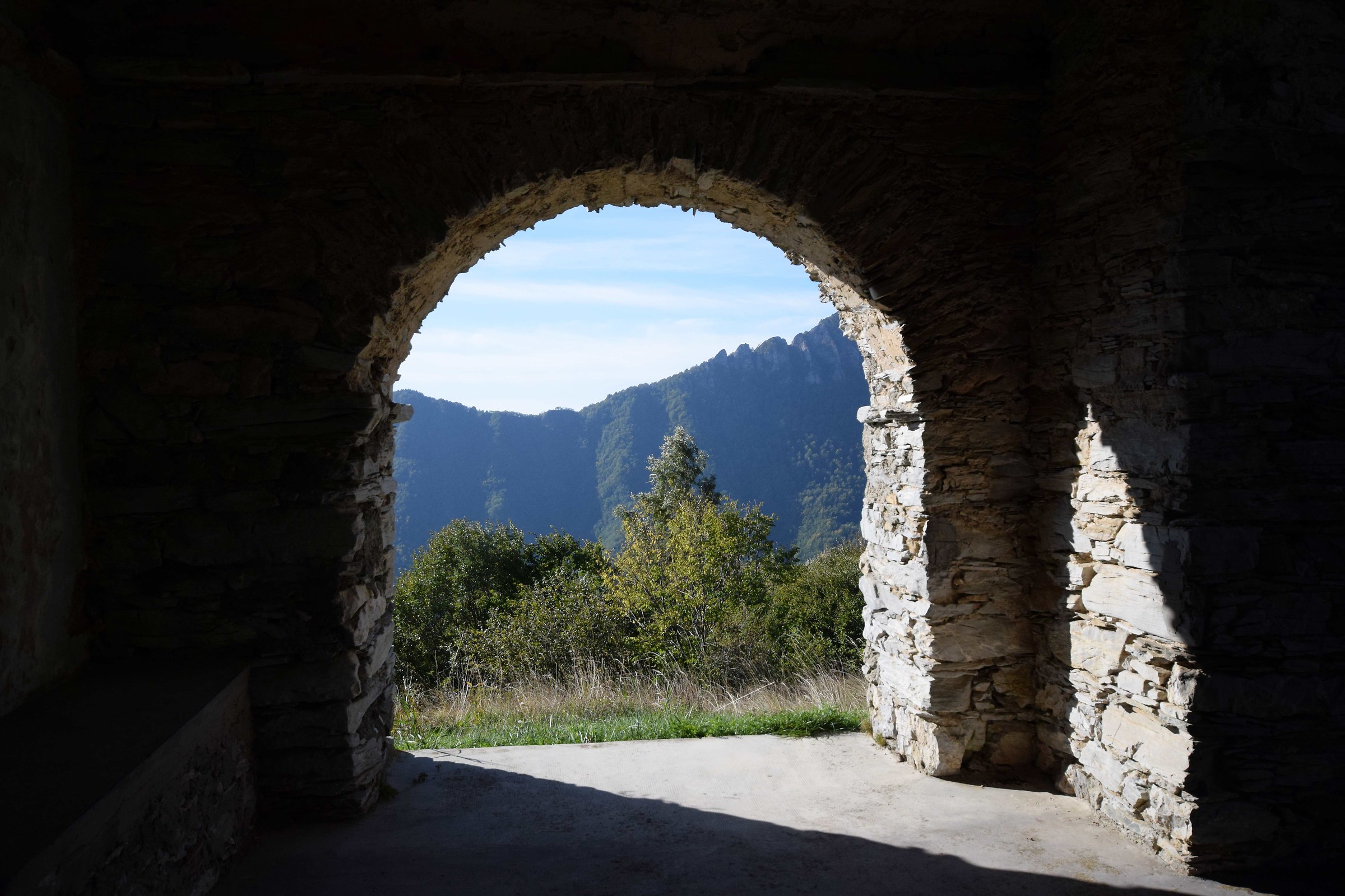 La vista dalla chiesa