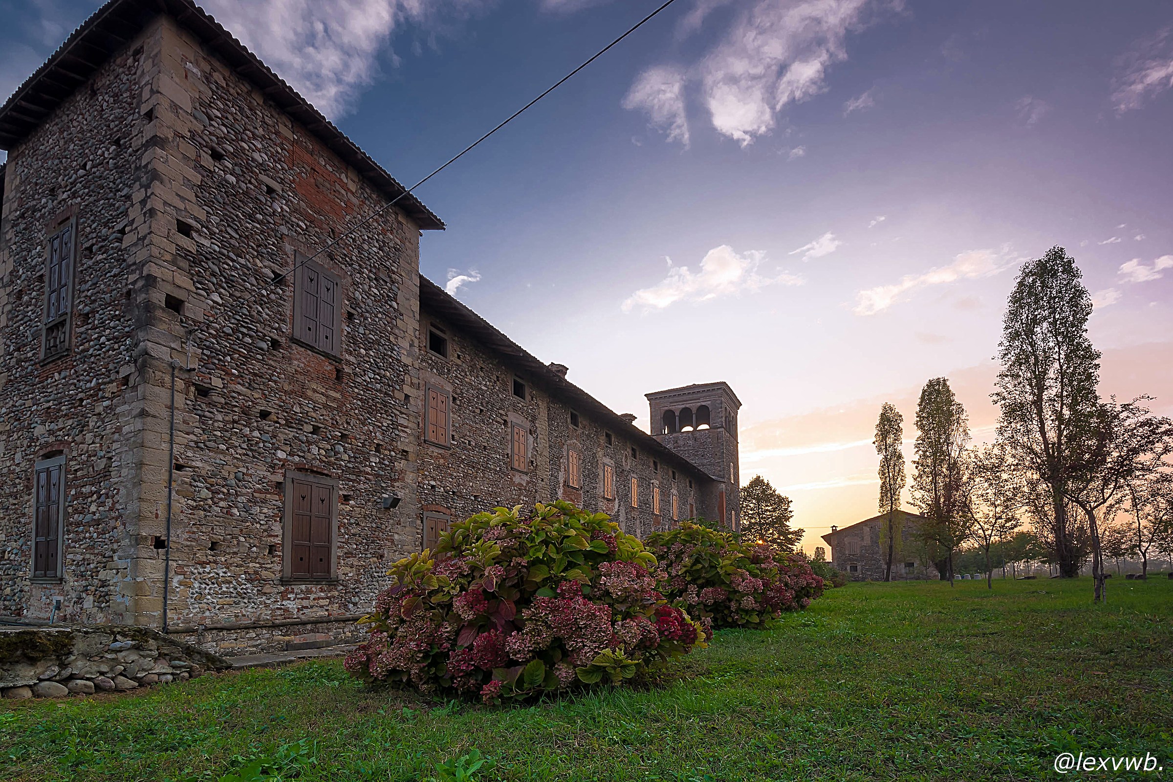castle in the late afternoon