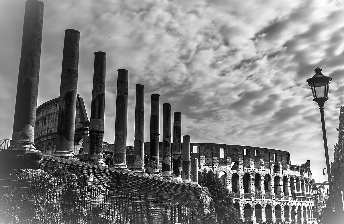 A cut of the coliseum