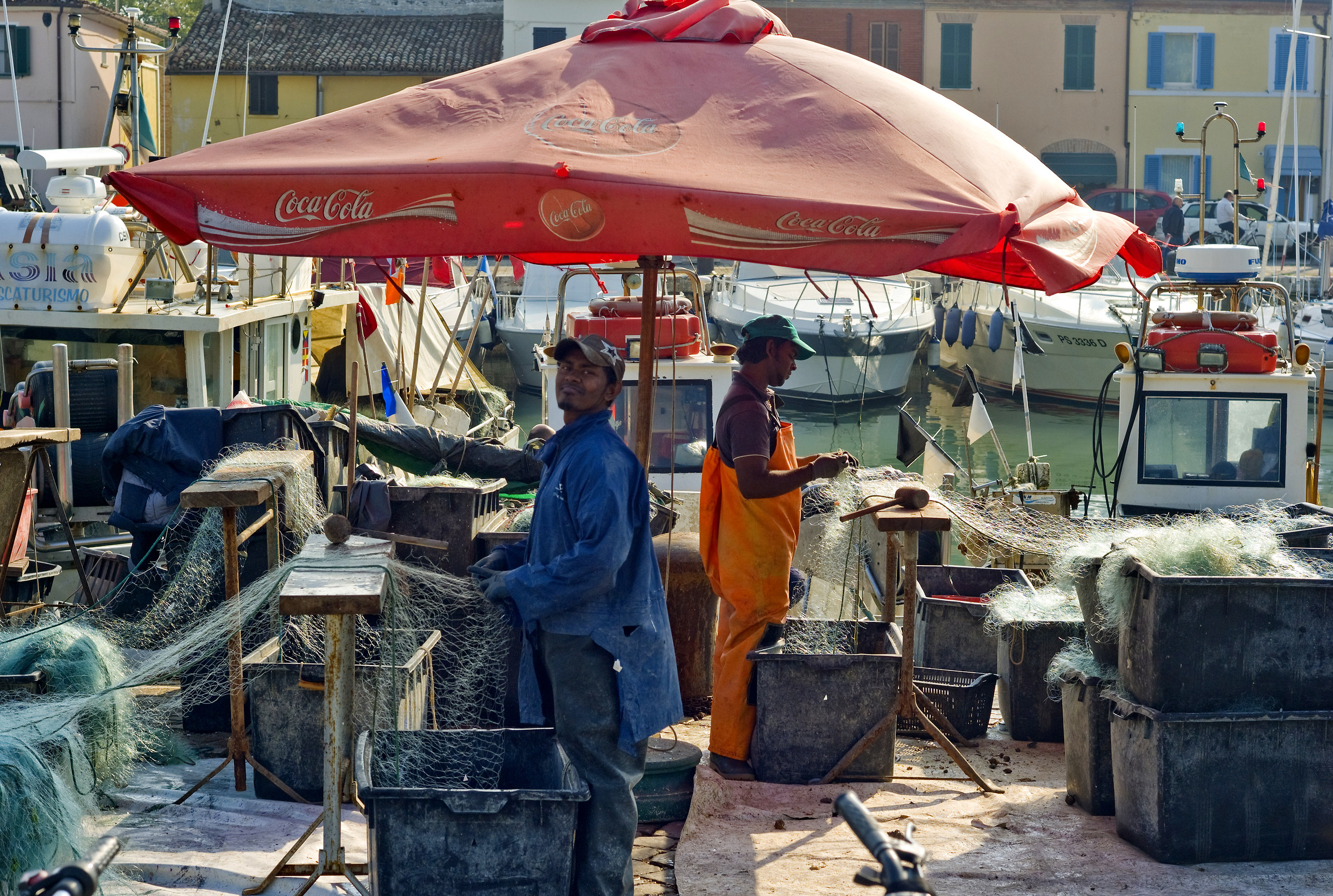 Pescatori al lavoro