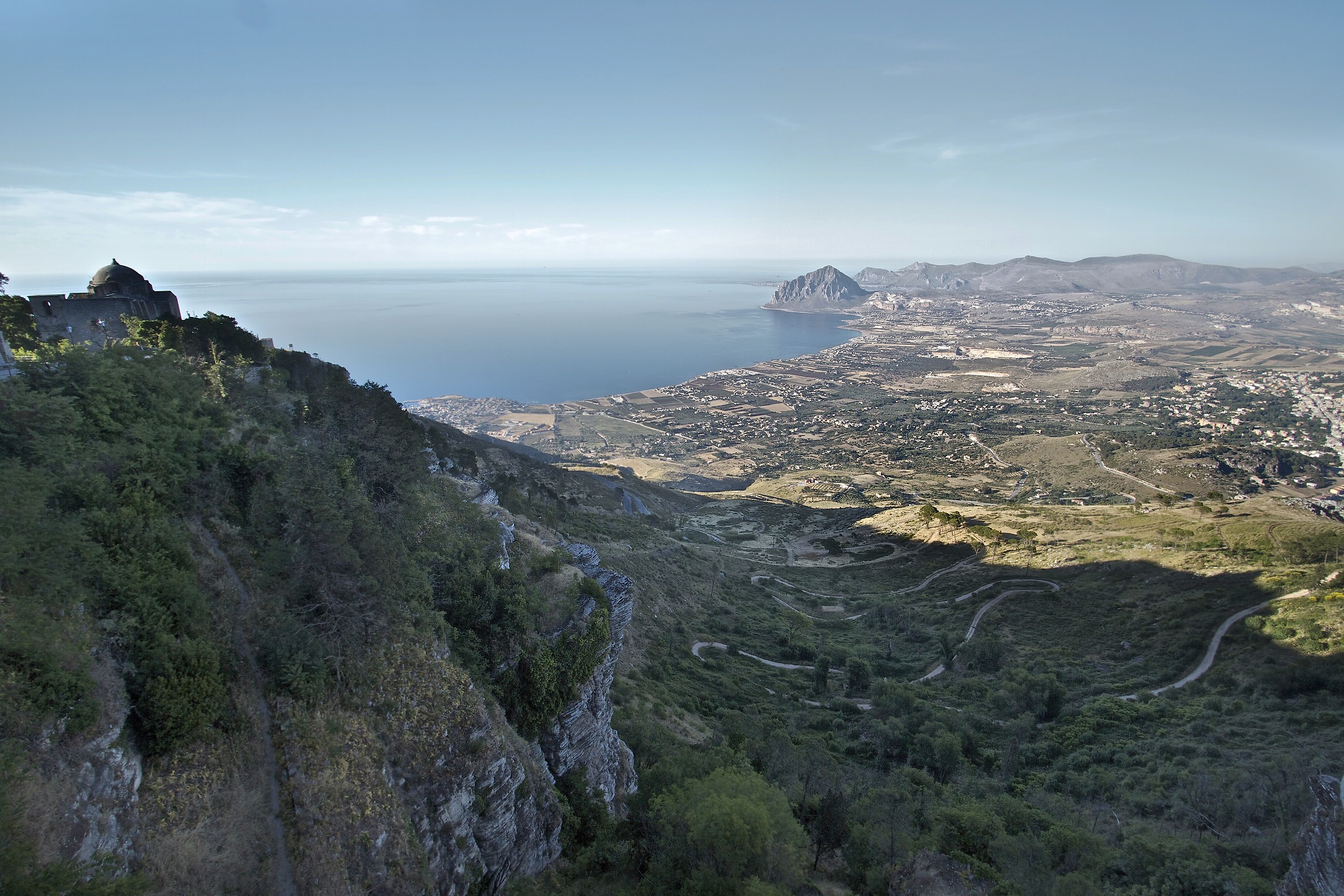 view from Erice