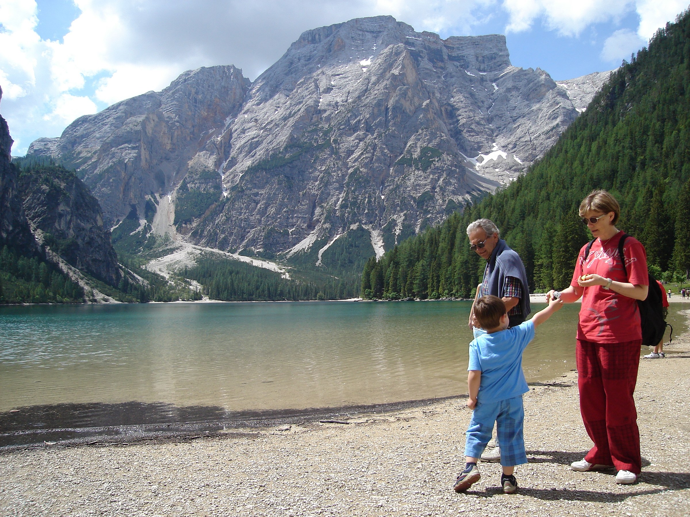 un passo dal cielo, lago di Braies