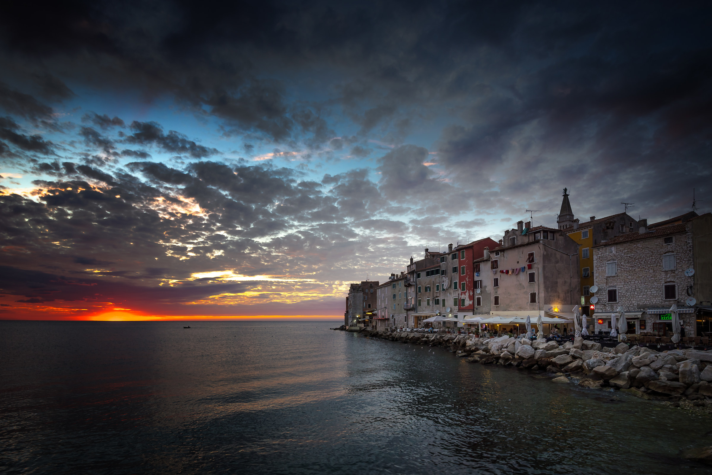 Tramonto a Rovigno
