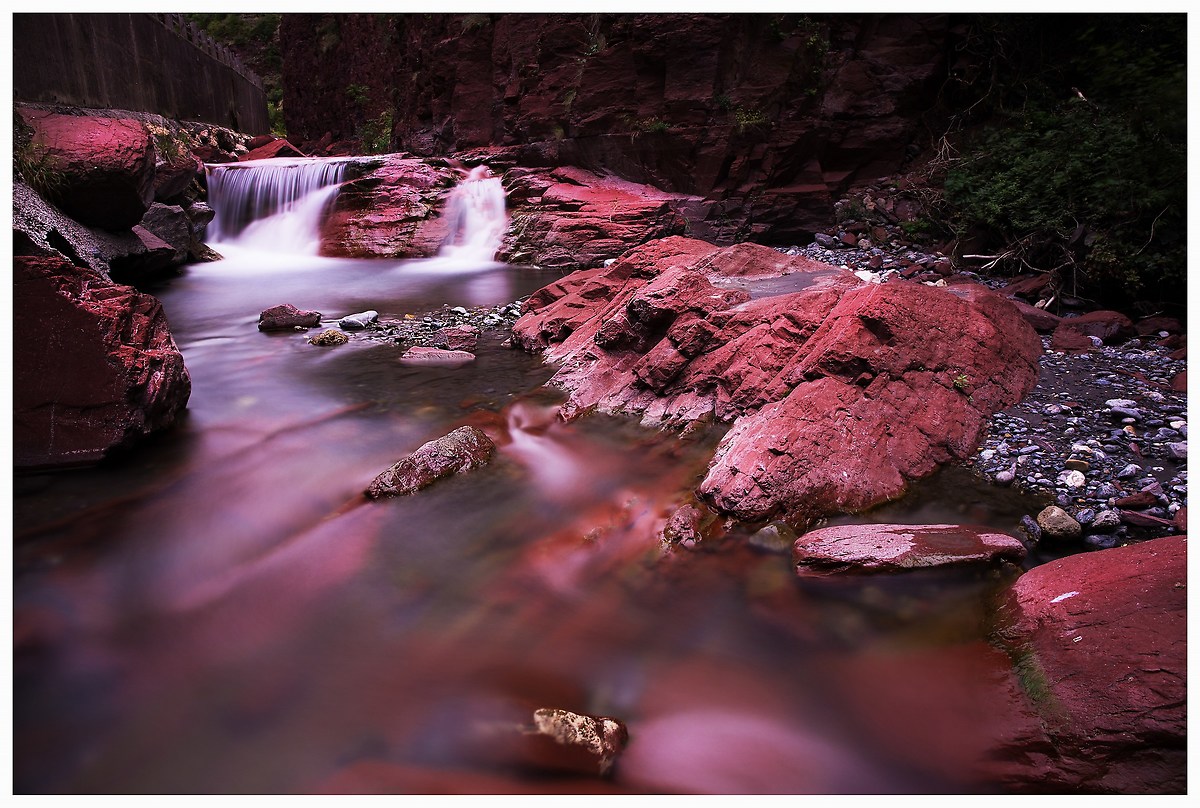 Le rosse roccie delle Gorges du Cians