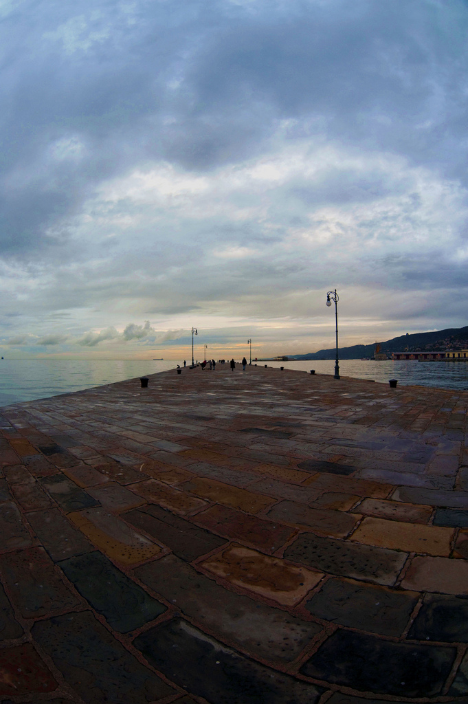 Il Molo Audace a Trieste