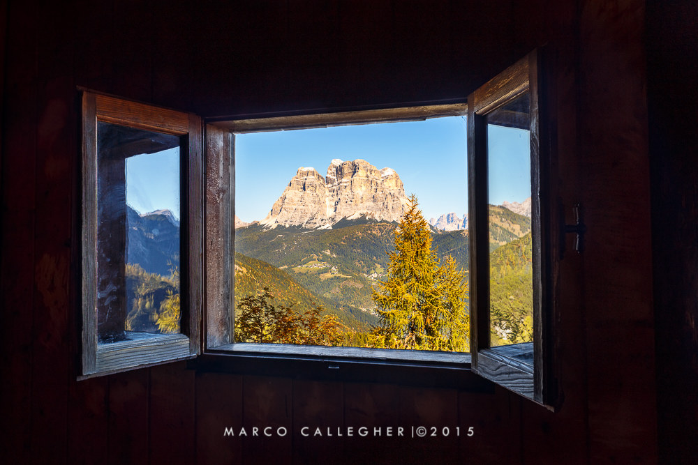 A window on the Pelmo