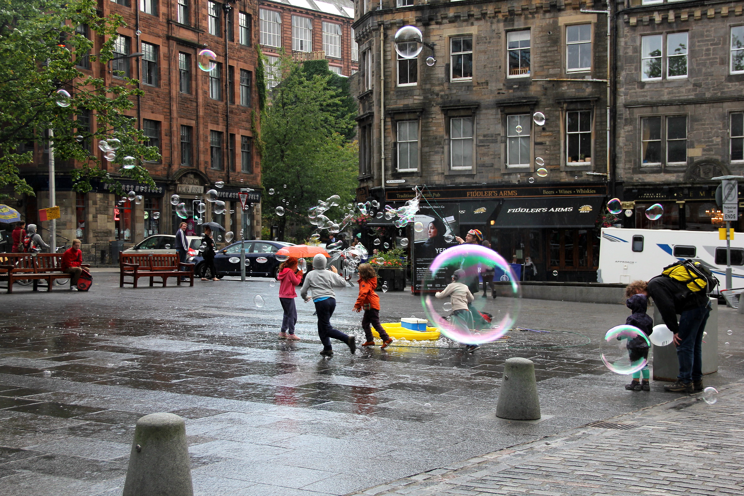 Bubbles in Edinburgh