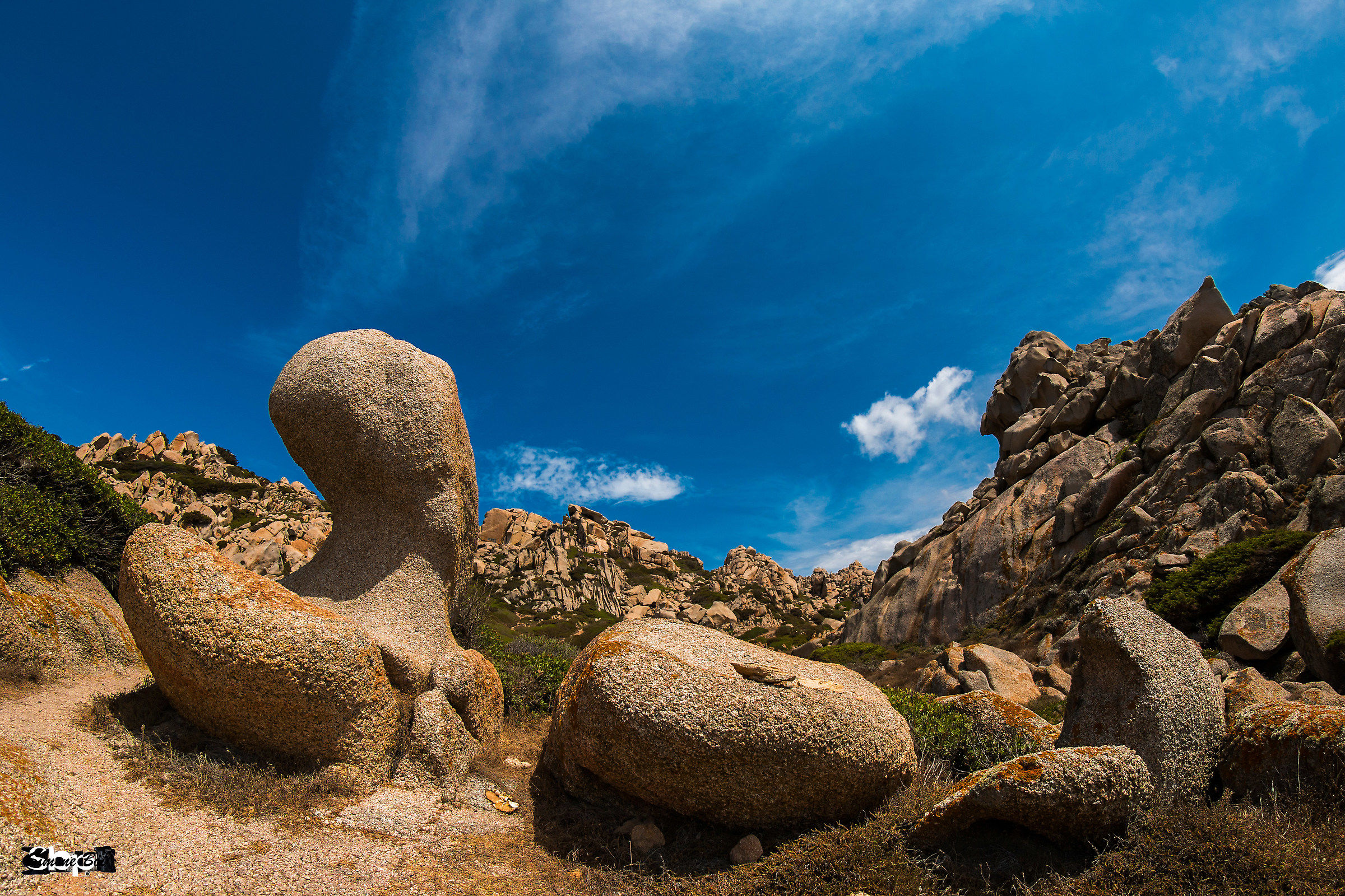 La bellezza delle rocce in Gallura