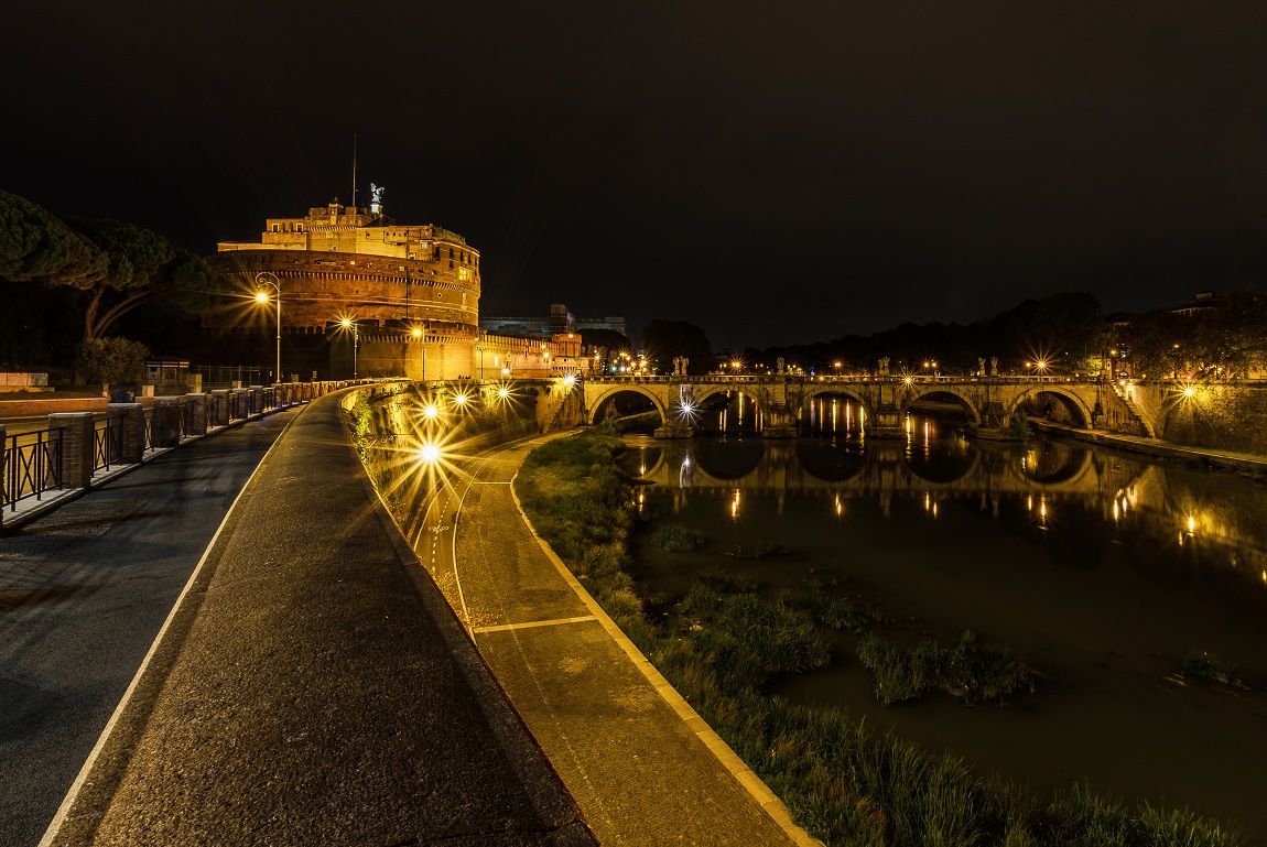 Castle and bridge s. Angelo - Rome,